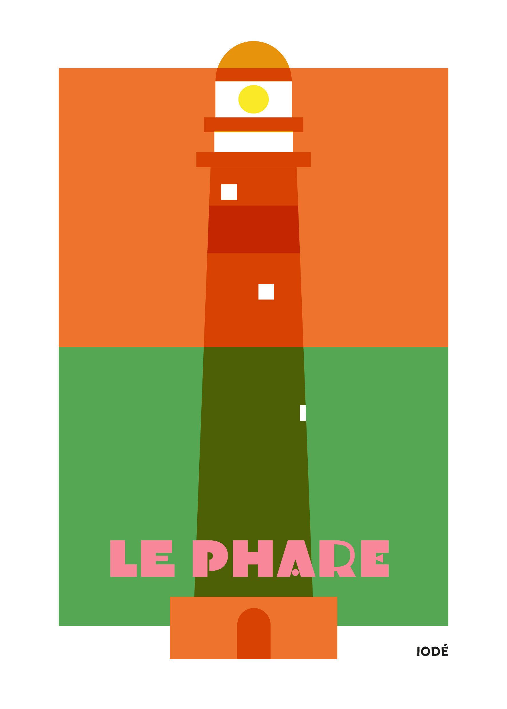 Affiche le phare de la Canche