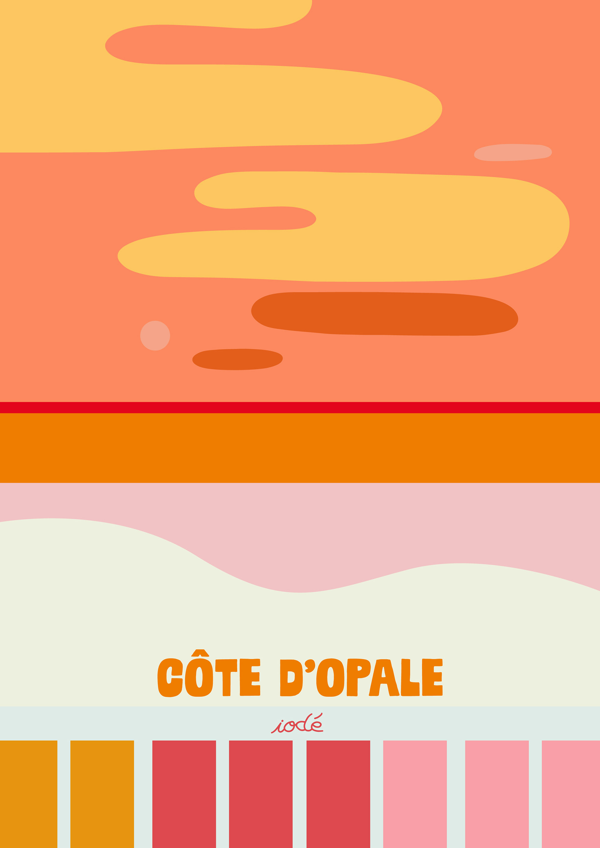 Affiche côte d'Opale 