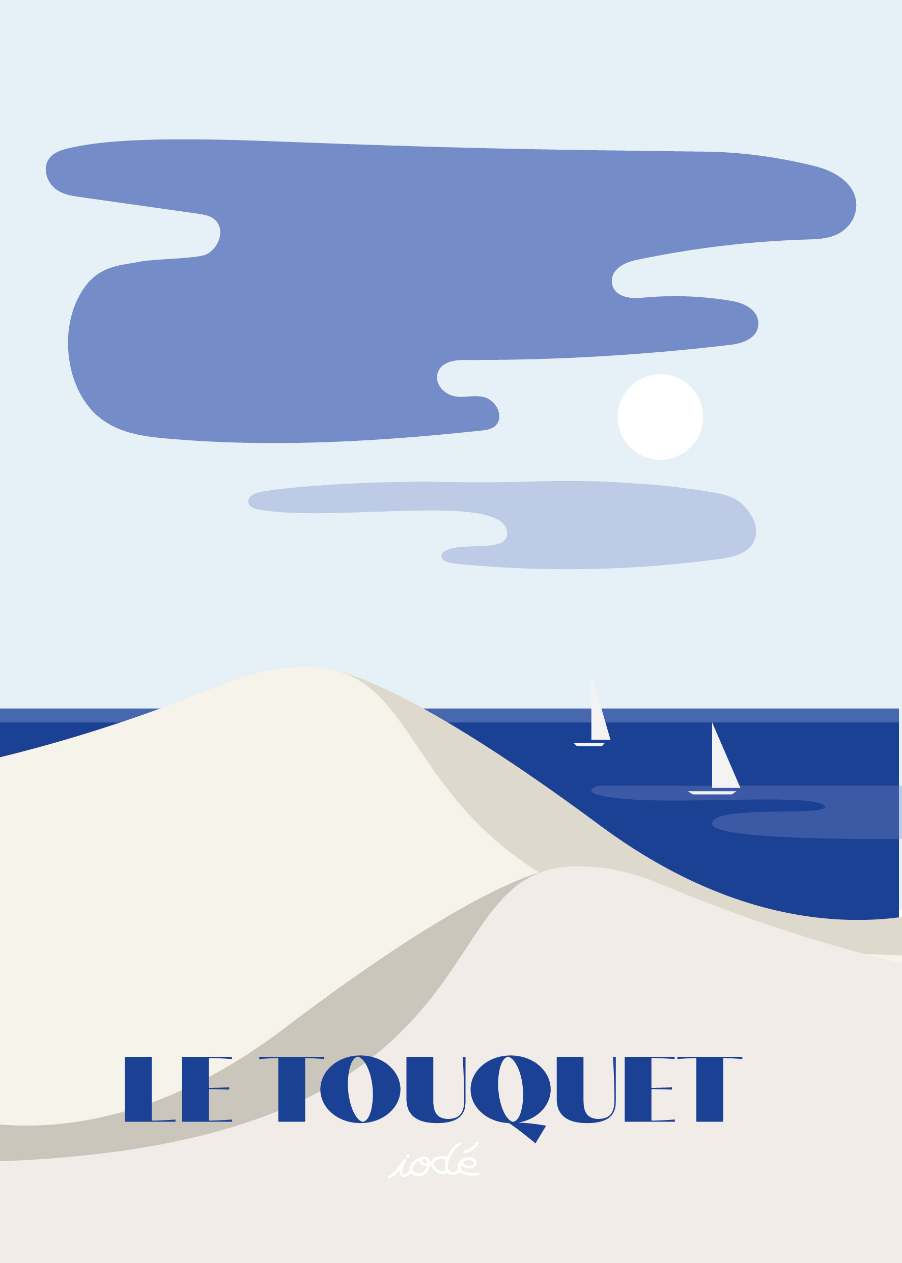 AFFICHE LE TOUQUET IODÉ