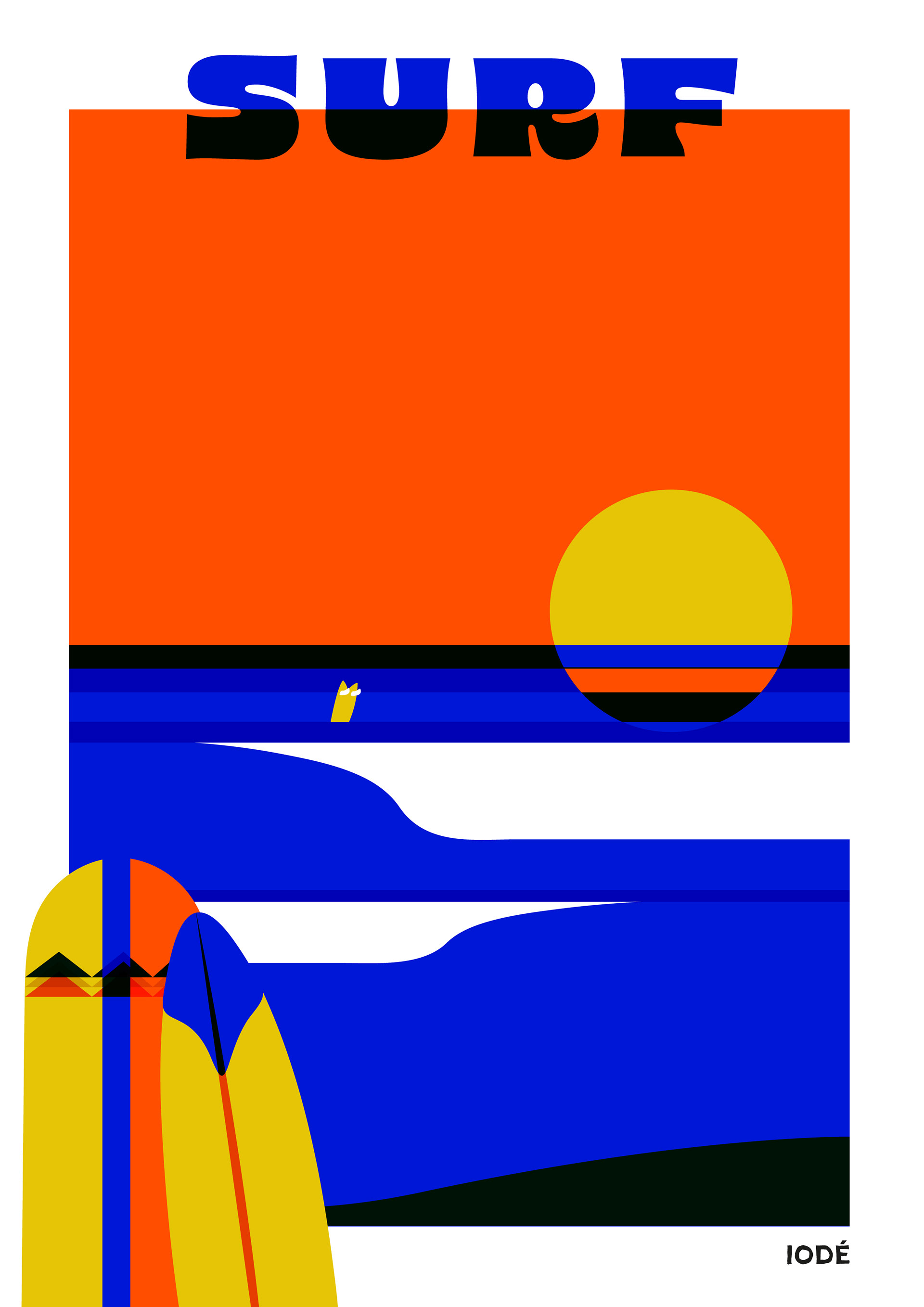 Affiche SURF LE TOUQUET