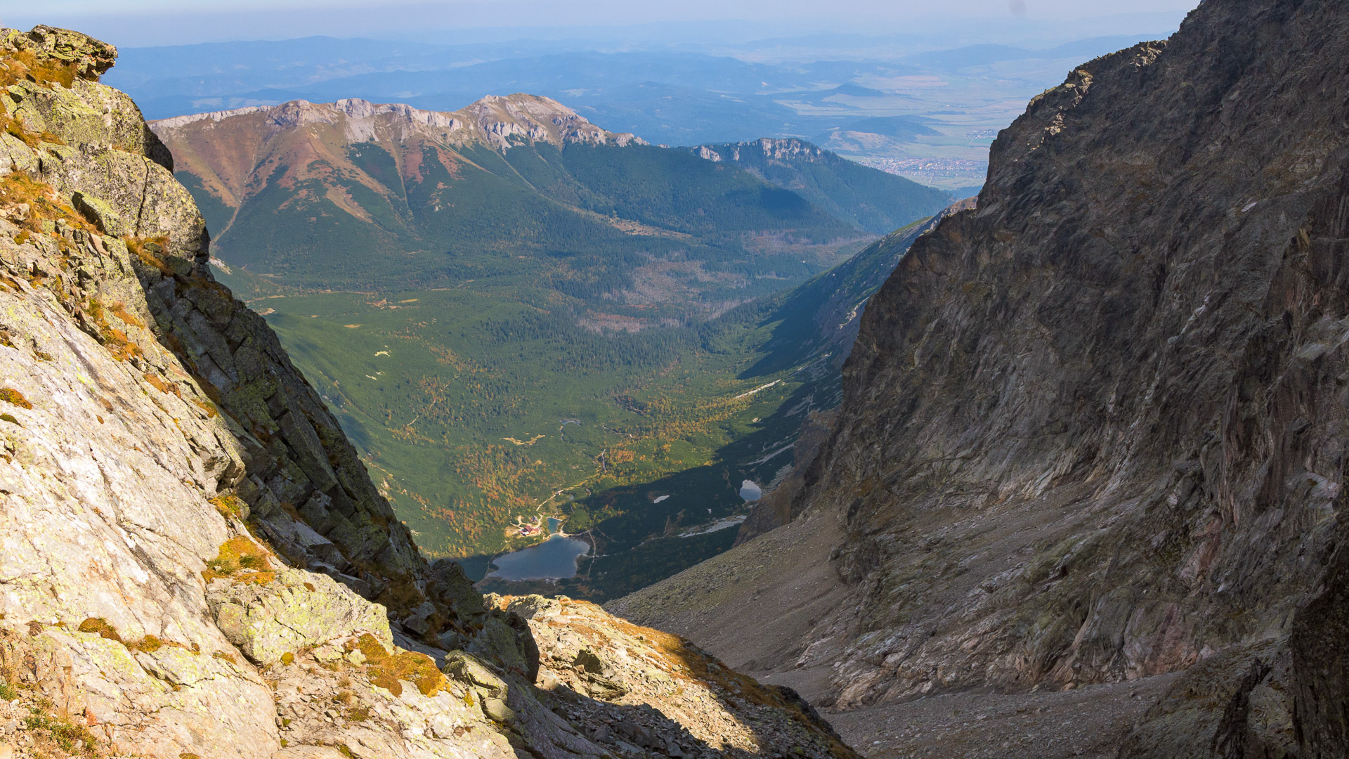 Zelené pleso z Baranieho sedla
