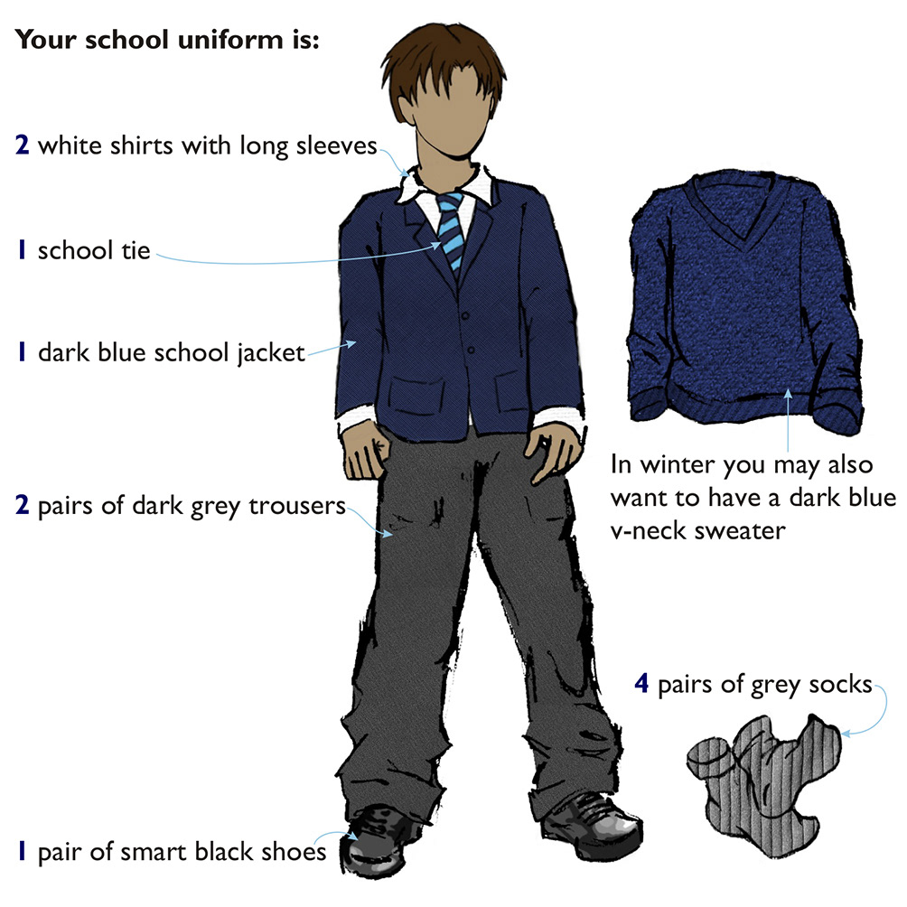 Uniform illustrations