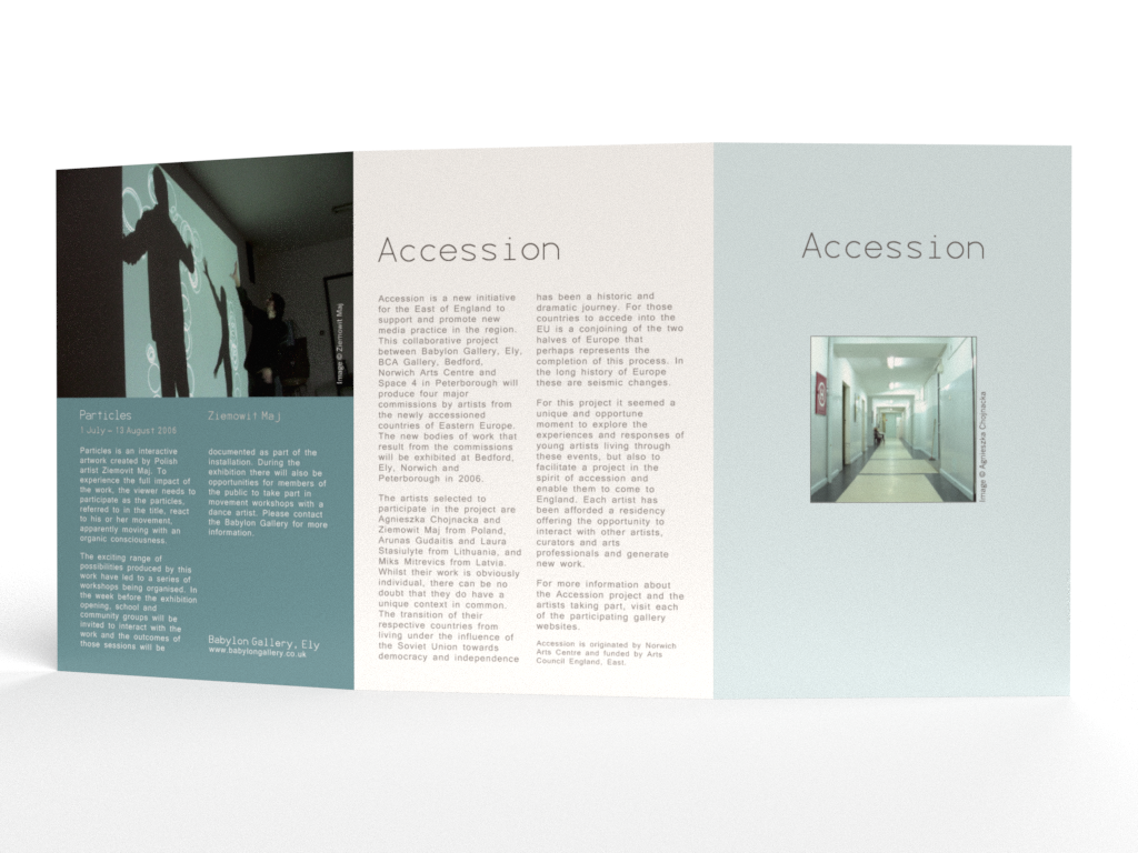 Accession leaflet exterior
