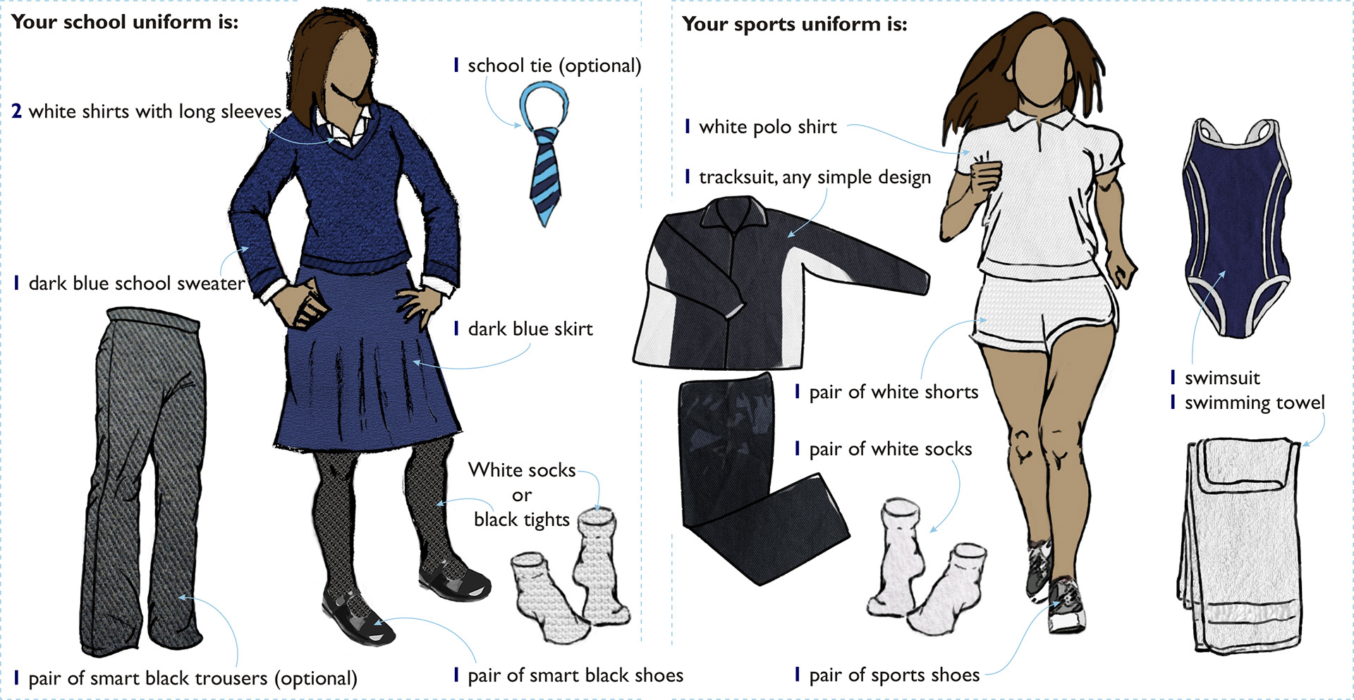 Girl's uniform guidelines