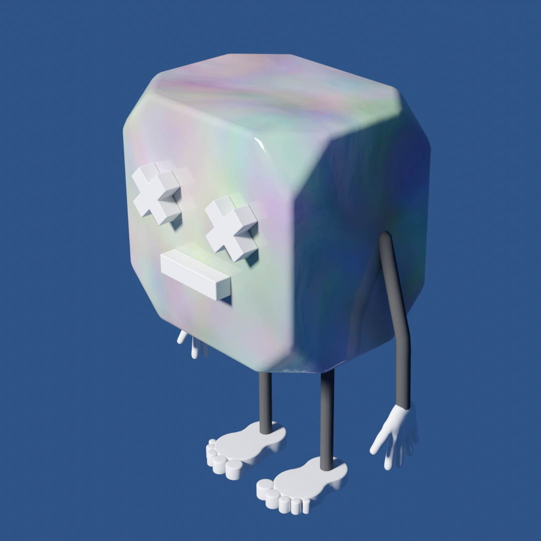 3D model of a work in progress for a planned animation
