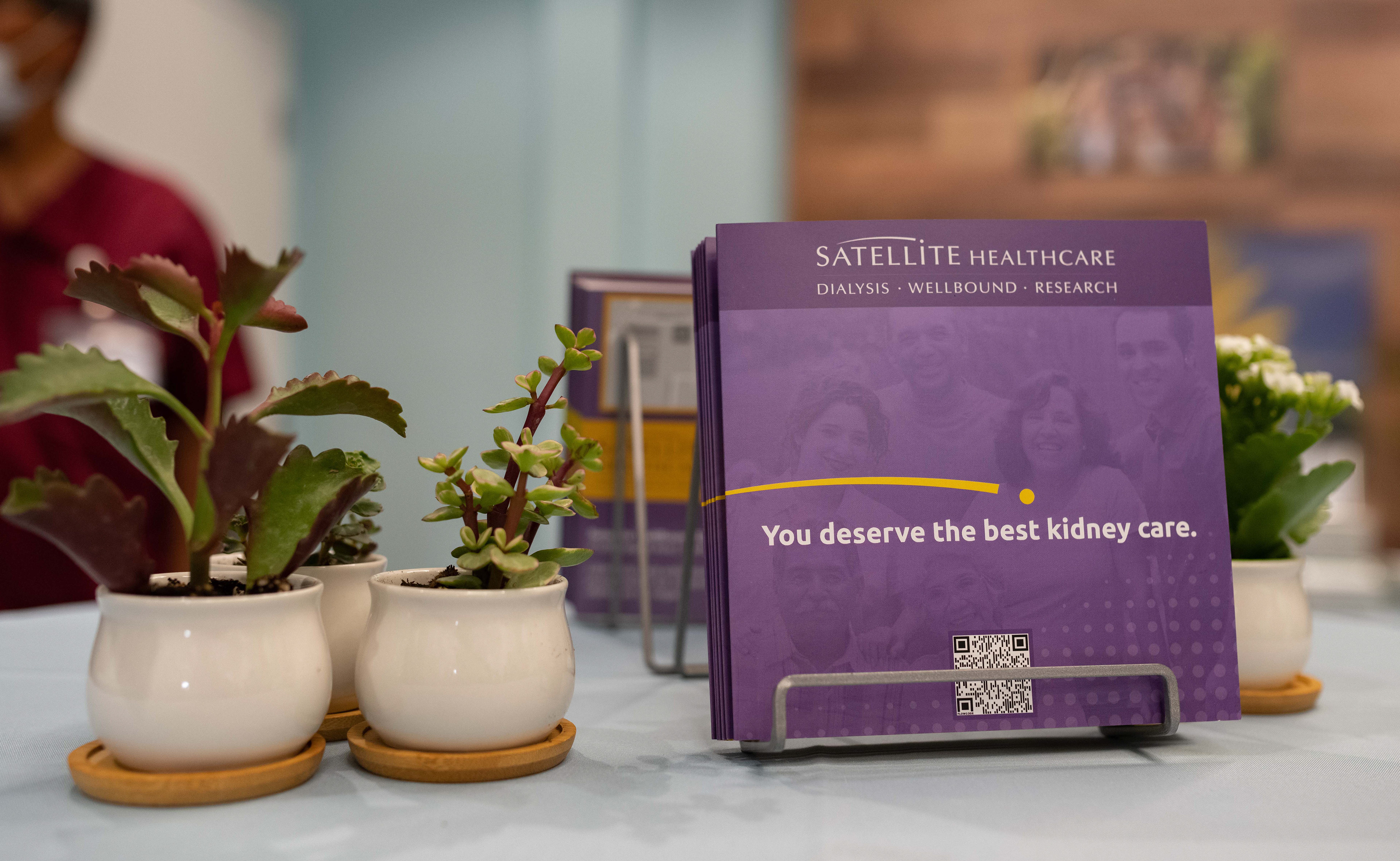 Printed Brochures on Table