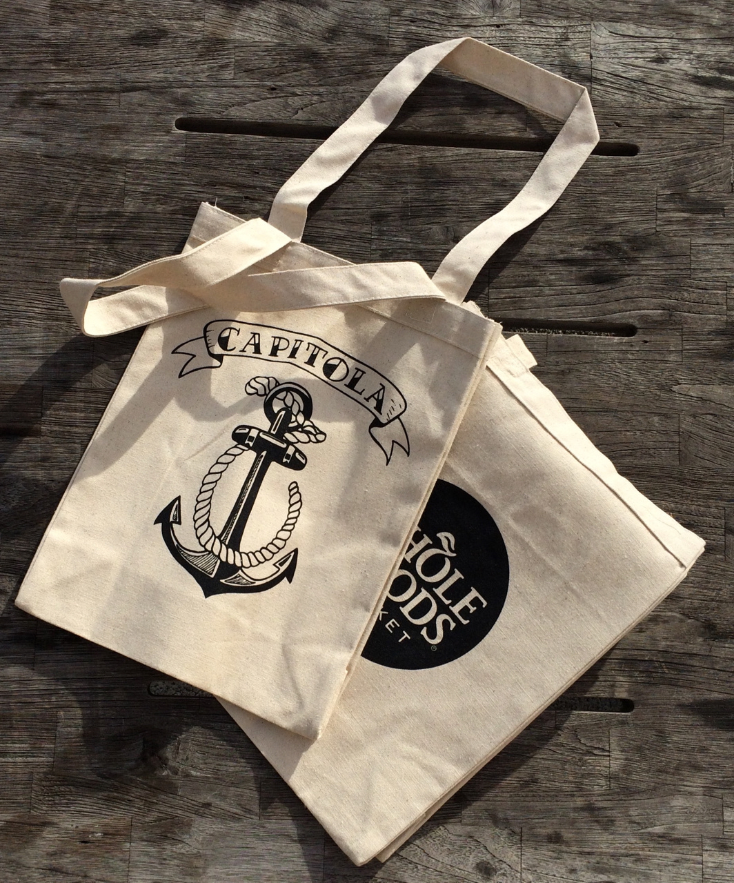 Finalized printed tote canvas bag