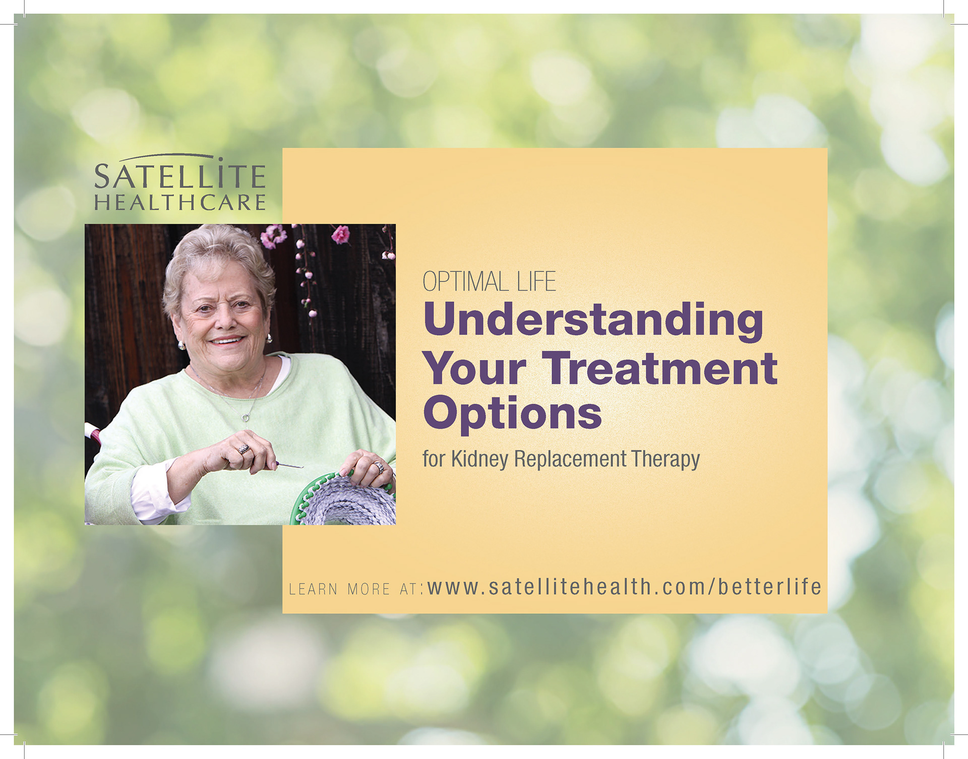 Optimal Life Patient Printed Brochure