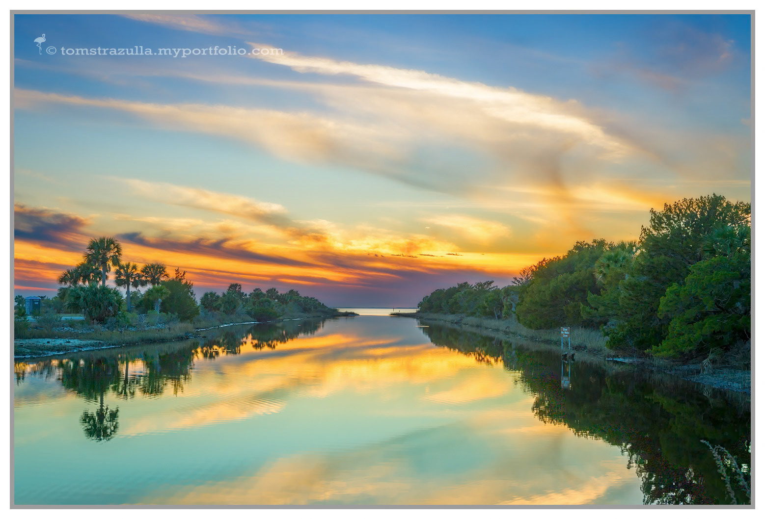 Last Light at the Boat Ramp