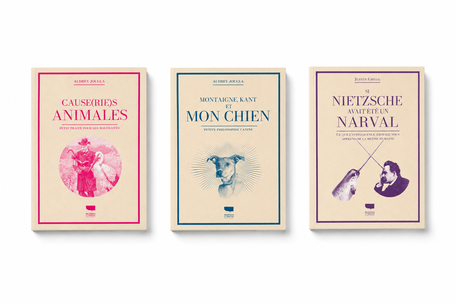 Identité graphique d'une collection éditoriale consacrée au vivant