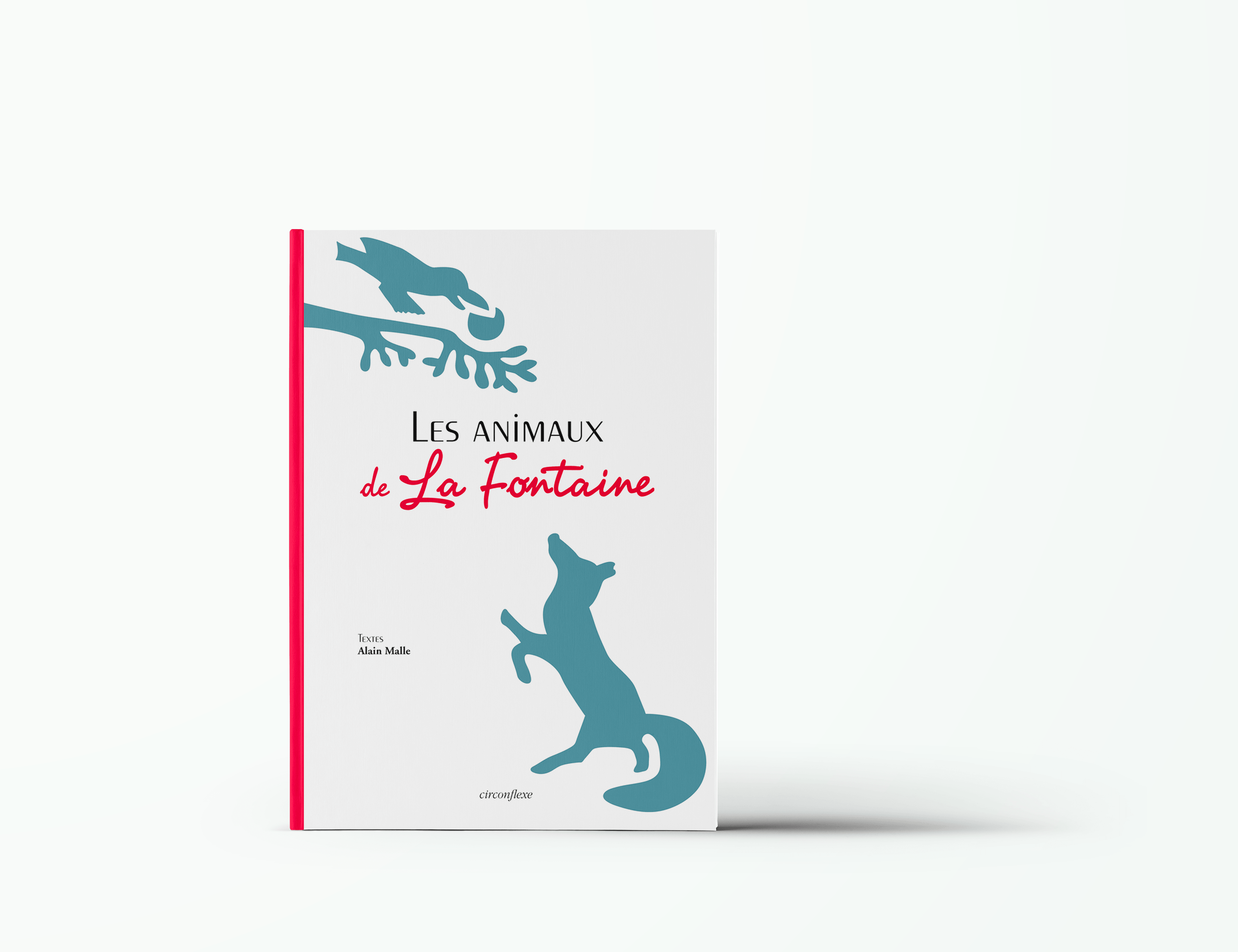 Les Animaux de La Fontaine — Design éditorial & couverture de livre | Léa Larrieu