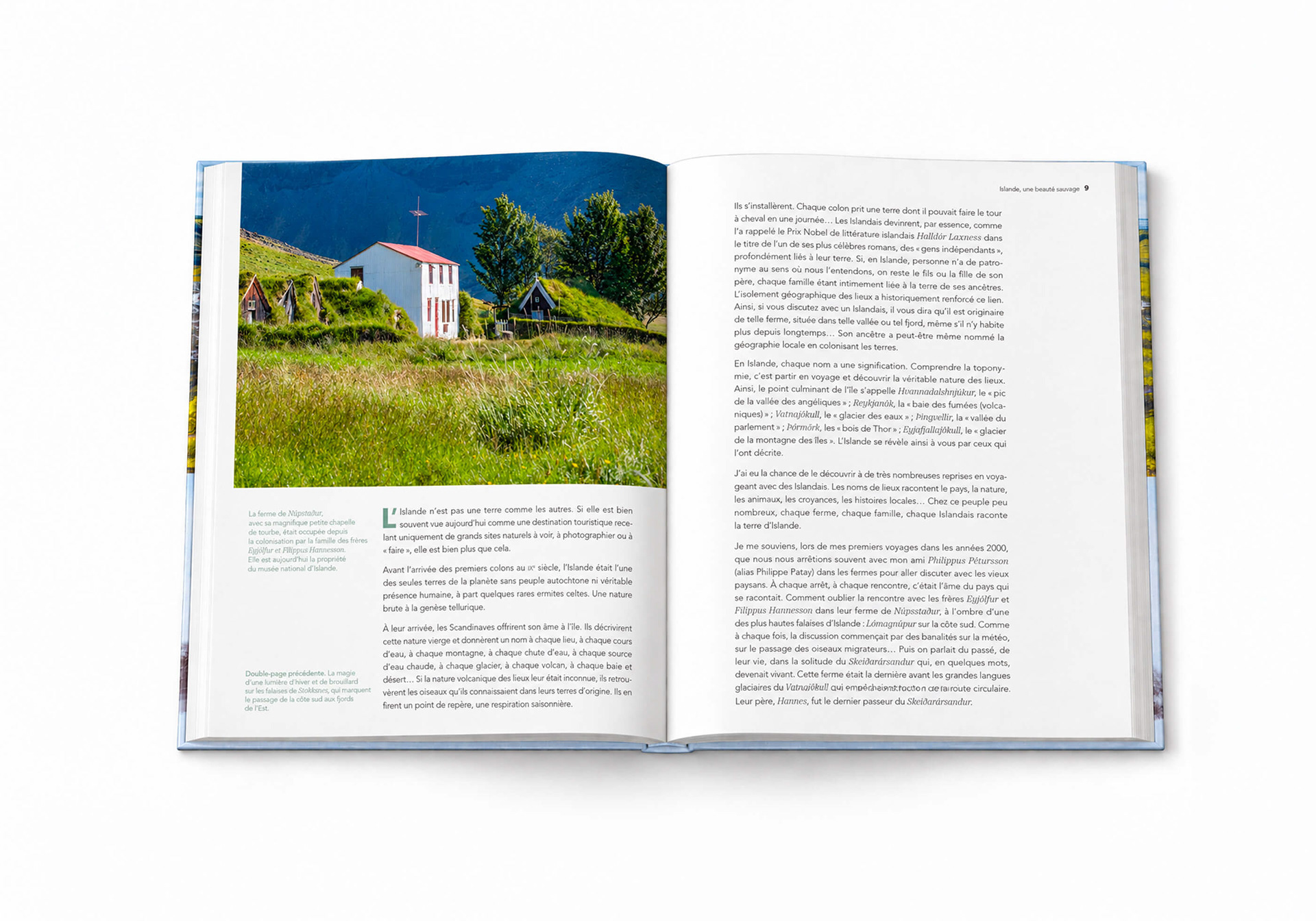 Islande – Dernier paradis sauvage — Direction artistique, design éditorial, couverture et mise en page