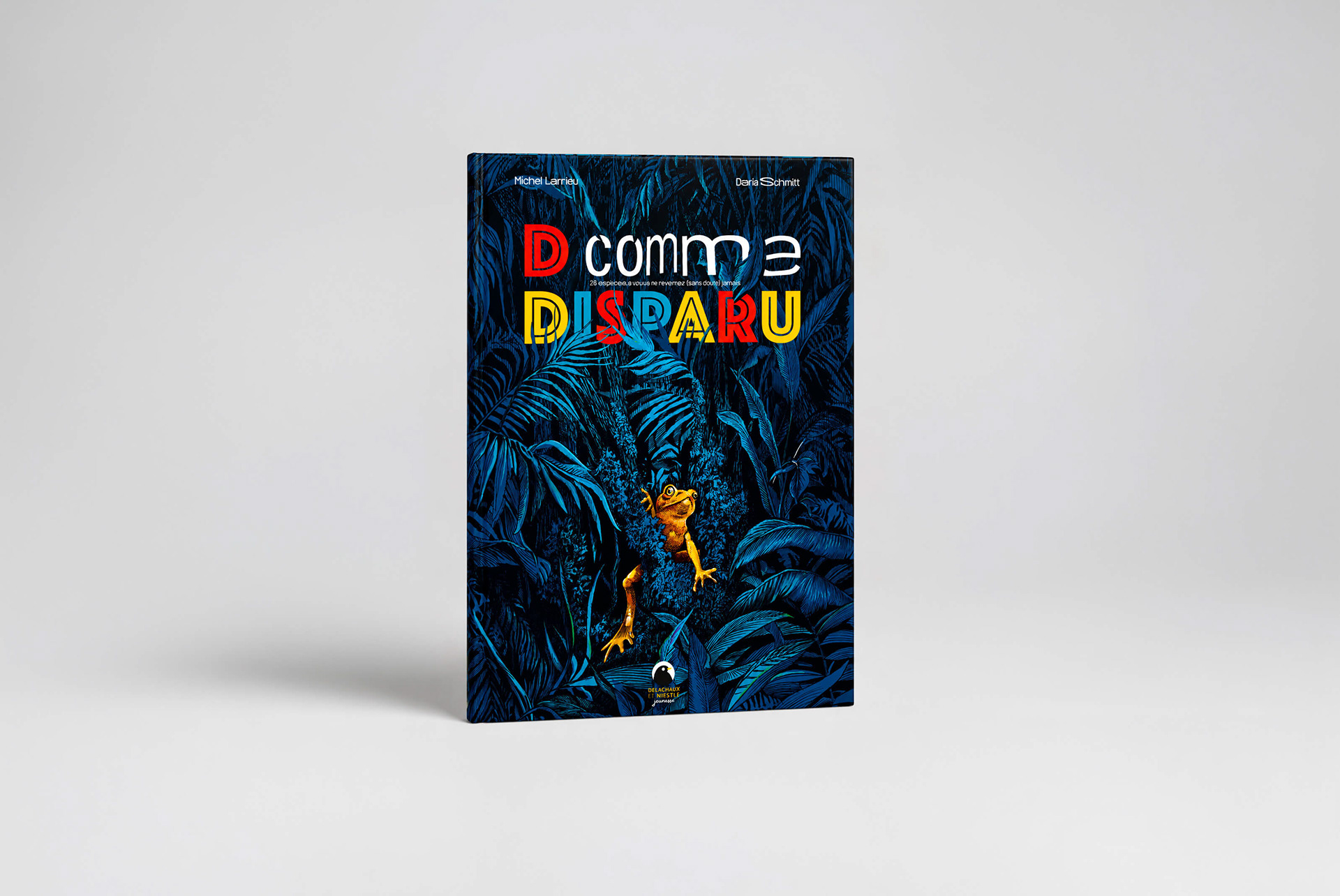 Design éditorial et mise en page d’un livre documentaire jeunesse consacré aux espèces disparues, à la biodiversité et à l’histoire naturelle. Editorial design for an illustrated children's nonfiction book about extinct species, biodiversity and natural history.