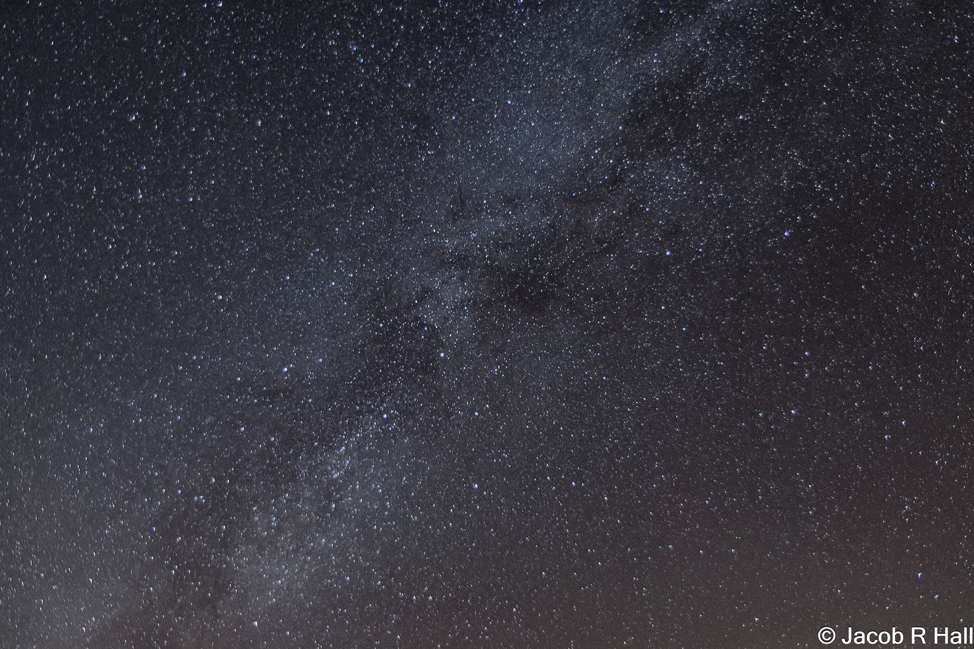 Milkyway on top of Mount Locke