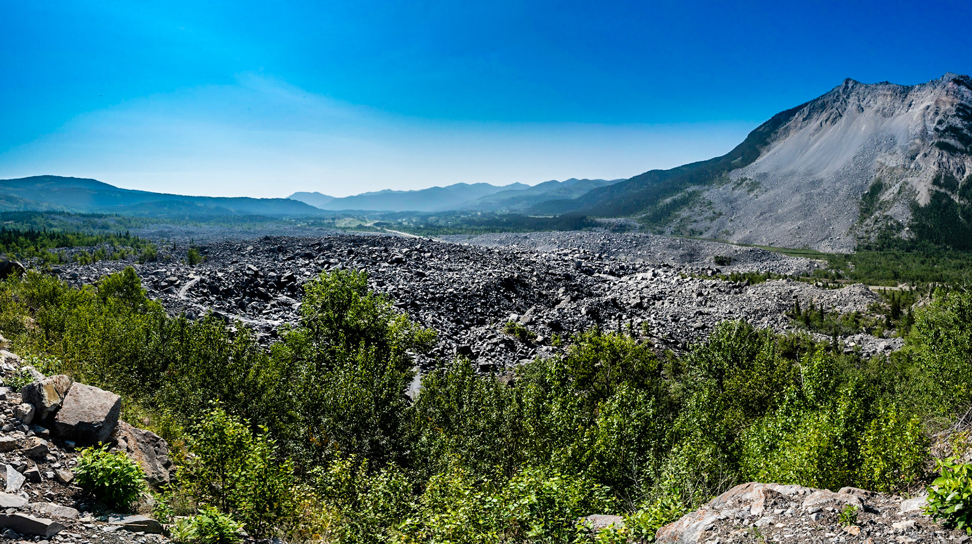 Franks Slide, Southern Alberta