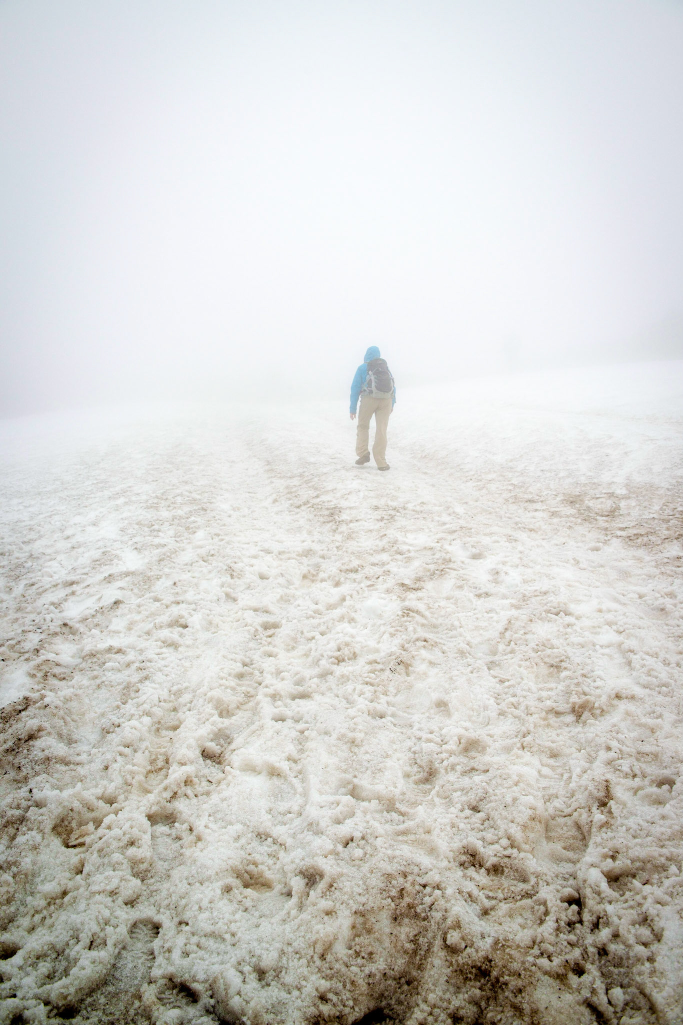 almost to the top of Ben Nevis, Scotland
