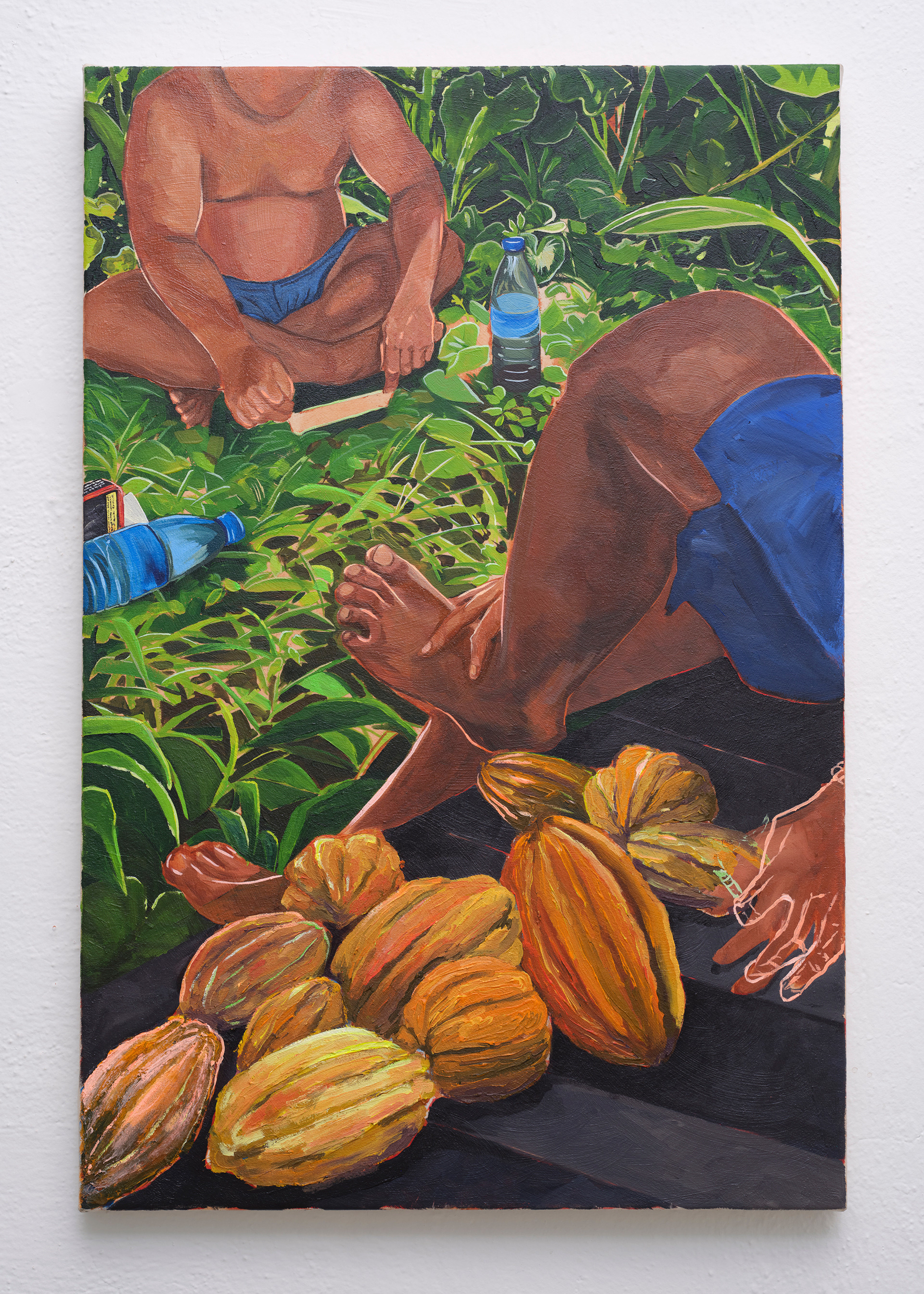 Ulaula i le ma'umaga, 2026 33x22" acrylic on canvas