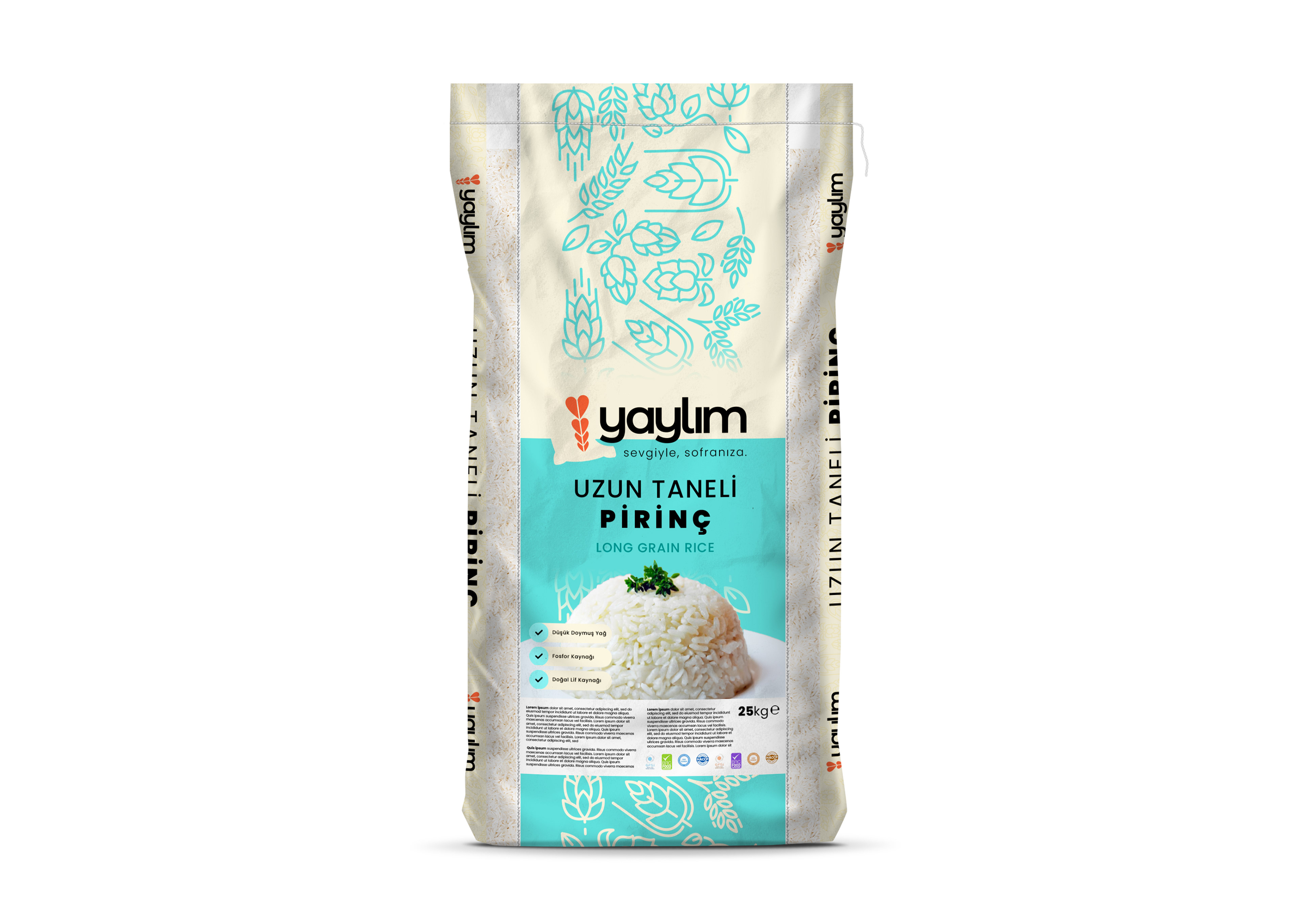 PARTNER BRAND "YAYLIM BAKLİYAT" LEGUMES LARGE (25 KG) PACKAGING DESIGN, 2024