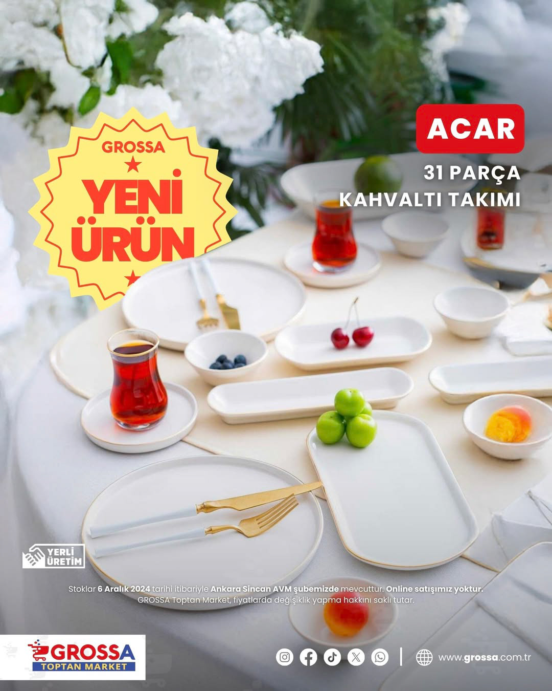 "NEW PRODUCT!" AD CAMPAIGN FOR "ACAR 31-in-1 BREAKFAST SET" POST DESIGN, 2024