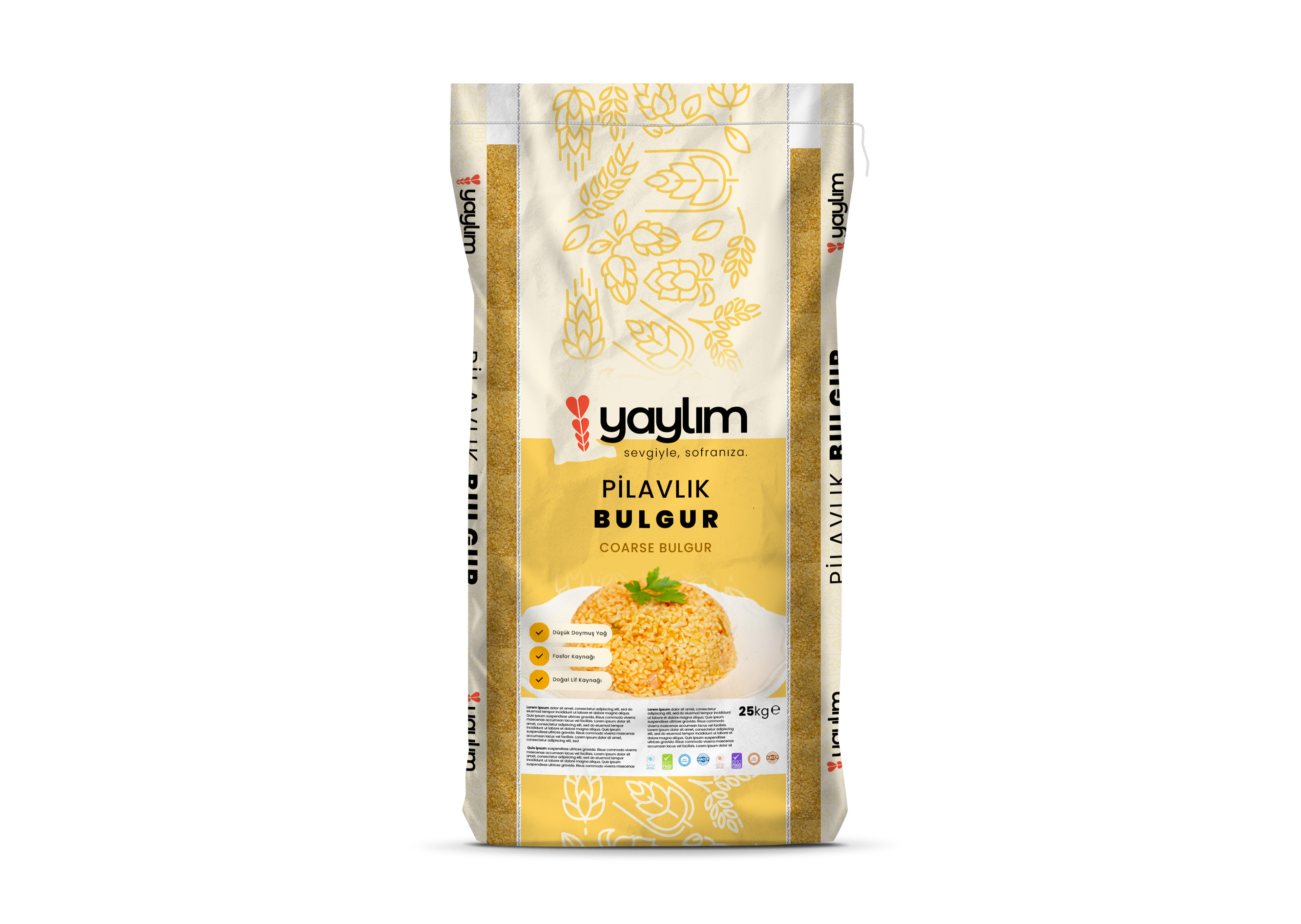 PARTNER BRAND "YAYLIM BAKLİYAT" LEGUMES LARGE (25 KG) PACKAGING DESIGN, 2024