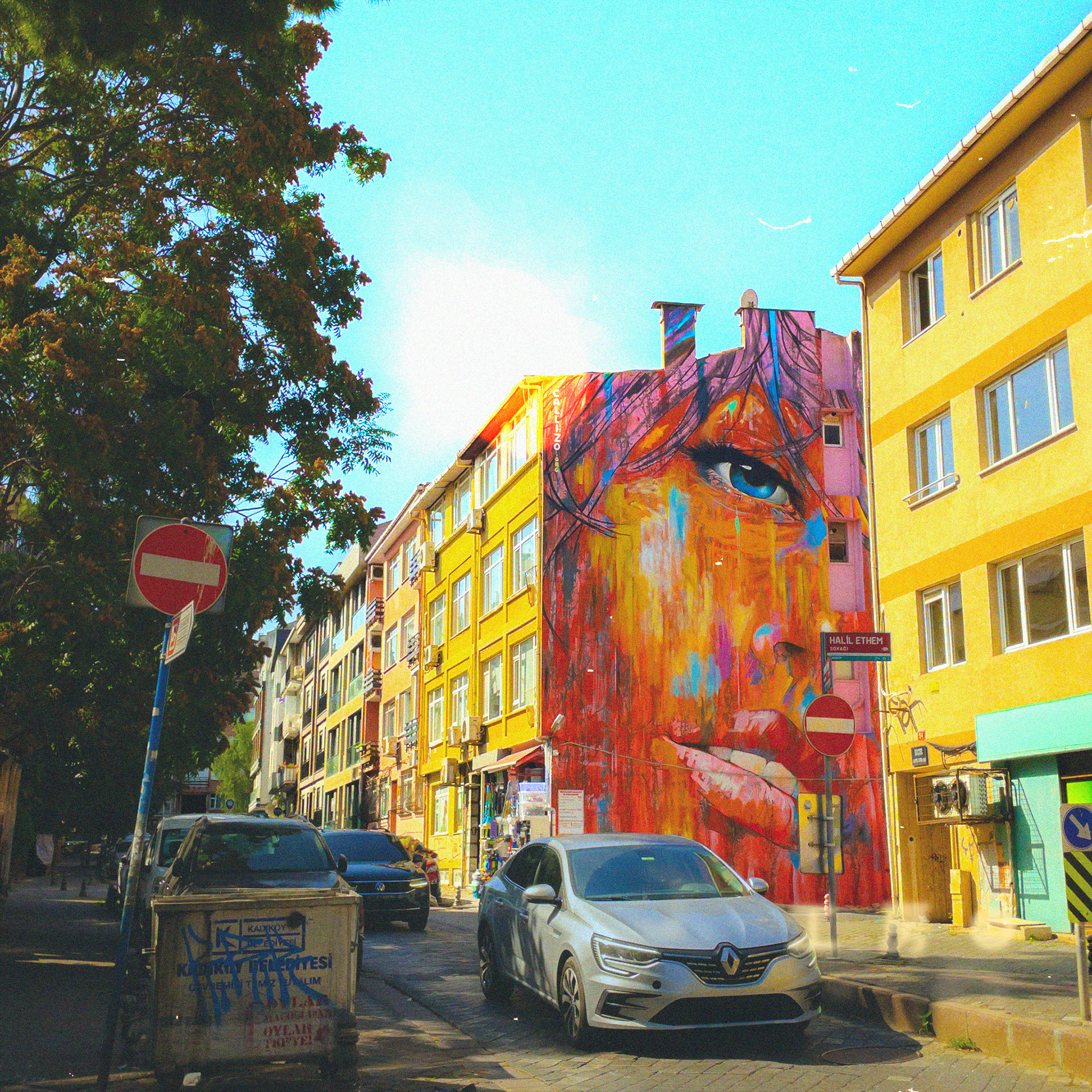 PHOTOGRAPHY BY TAHA HATİPOGLU, WALL ART BY CARLOS CALLIZO PINTOR