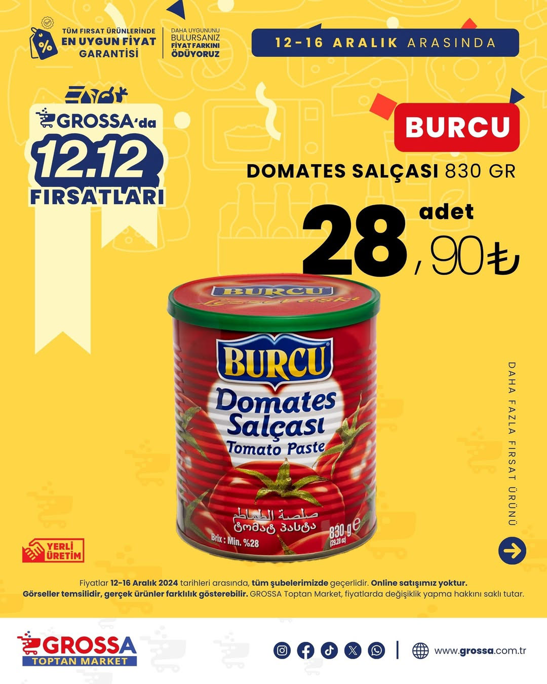 "12/12 SALE" AD CAMPAIGN PRODUCT SLIDE DESIGN, 2024