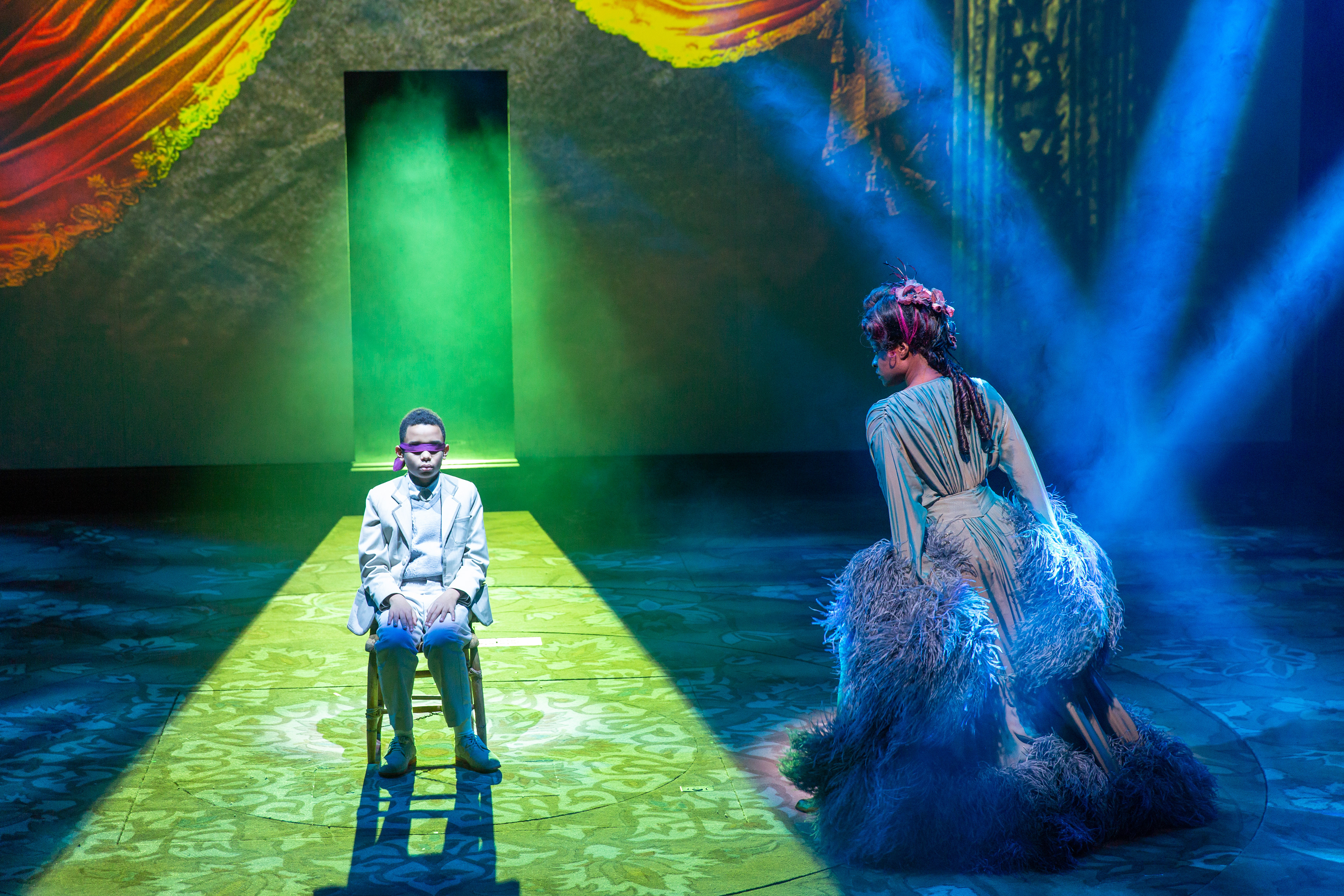 Directed by Sam Buntrock, Costume Design by Kevin Copenhaver, Scenic Design Jason Sherwood, Lighting Design by David Weiner, Sound Design by Ken Travis, Image by Adams VisCom