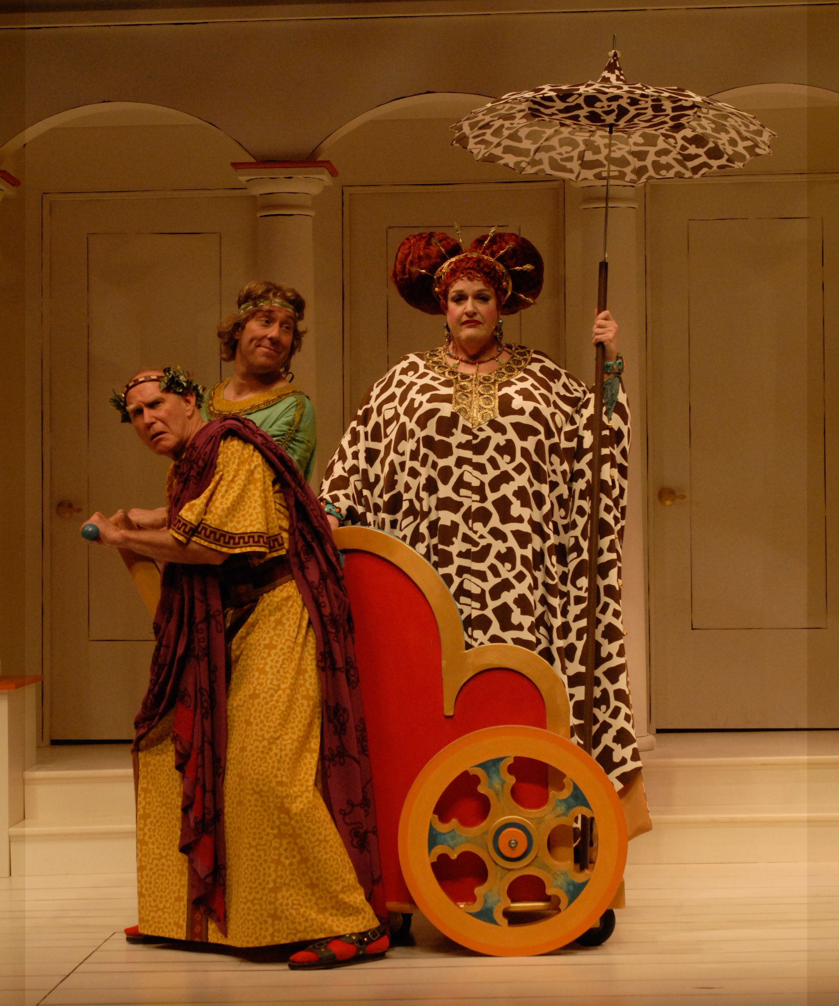 Directed by Bruce Sevy, Costume Design by Kevin Copenhaver, Scenic Design by Vicki Smith, Lighting Design by Don Darnutzer, Sound Design by Craig Breitenbach