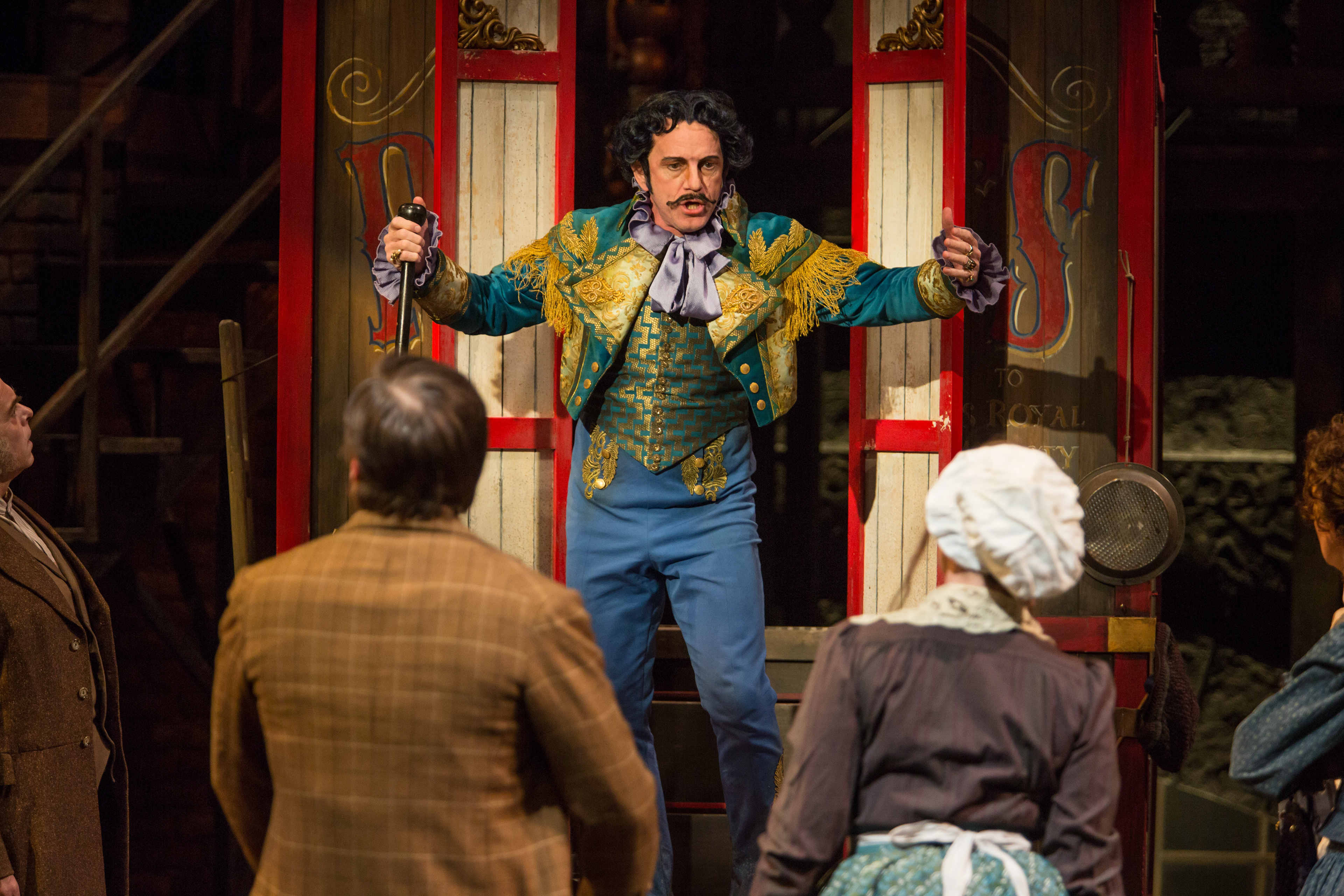 Directed by Kent Thompson, Costume Design by Kevin Copenhaver, Scenic Design by Jim Kronzer, Lighting Design by Kenton Yeager, Sound Design by Zach Williamson. Music Adaptations by DeVotchKa, Image by Adams VisCom