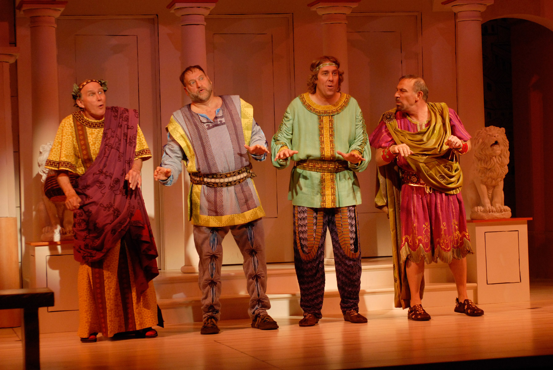 Directed by Bruce Sevy, Costume Design by Kevin Copenhaver, Scenic Design by Vicki Smith, Lighting Design by Don Darnutzer, Sound Design by Craig Breitenbach