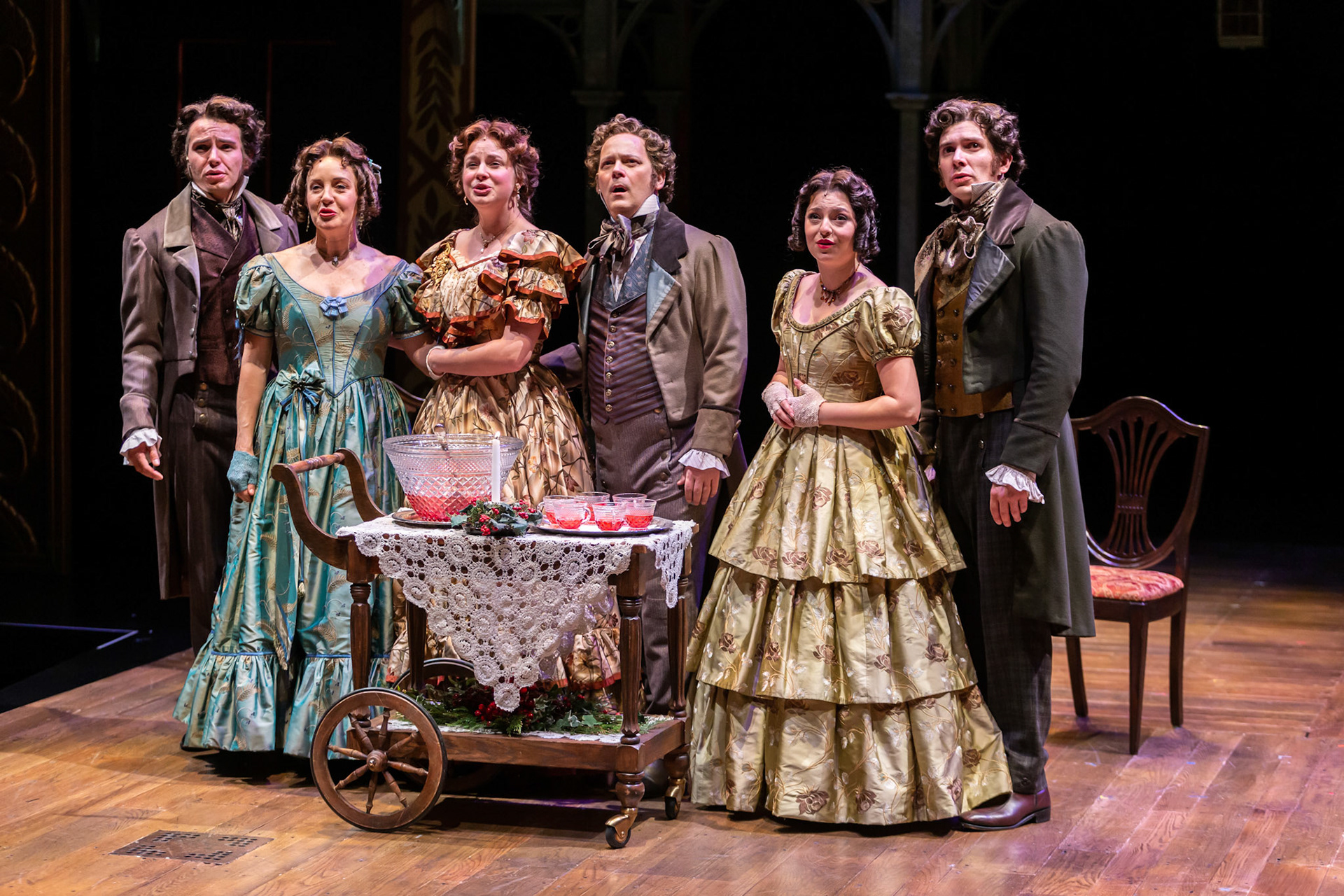 Directed by Anthony Powell, Costume Design by Kevin Copenhaver, Scenic Design by Vicki Smith, Lighting Design by Win-Ling Liao, Sound Design by Melanie Chen Cole