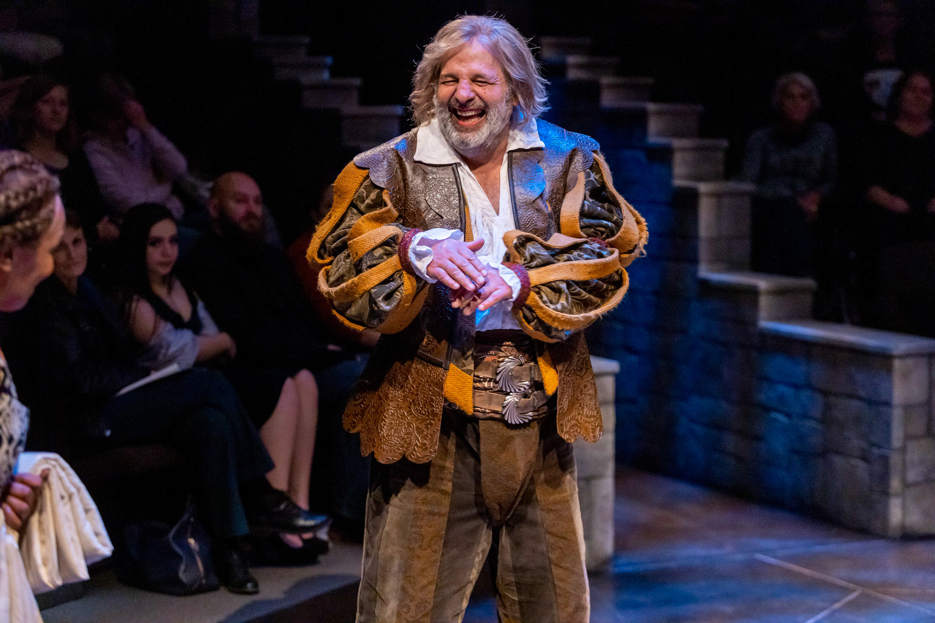 Directed by Chris Coleman, Costume Design by Kevin Copenhaver, Scenic Design by Robert Mark Morgan, Lighting Design by Charles R. MacLeod, Sound Design by Jason Ducat, Image by Adams VisCom