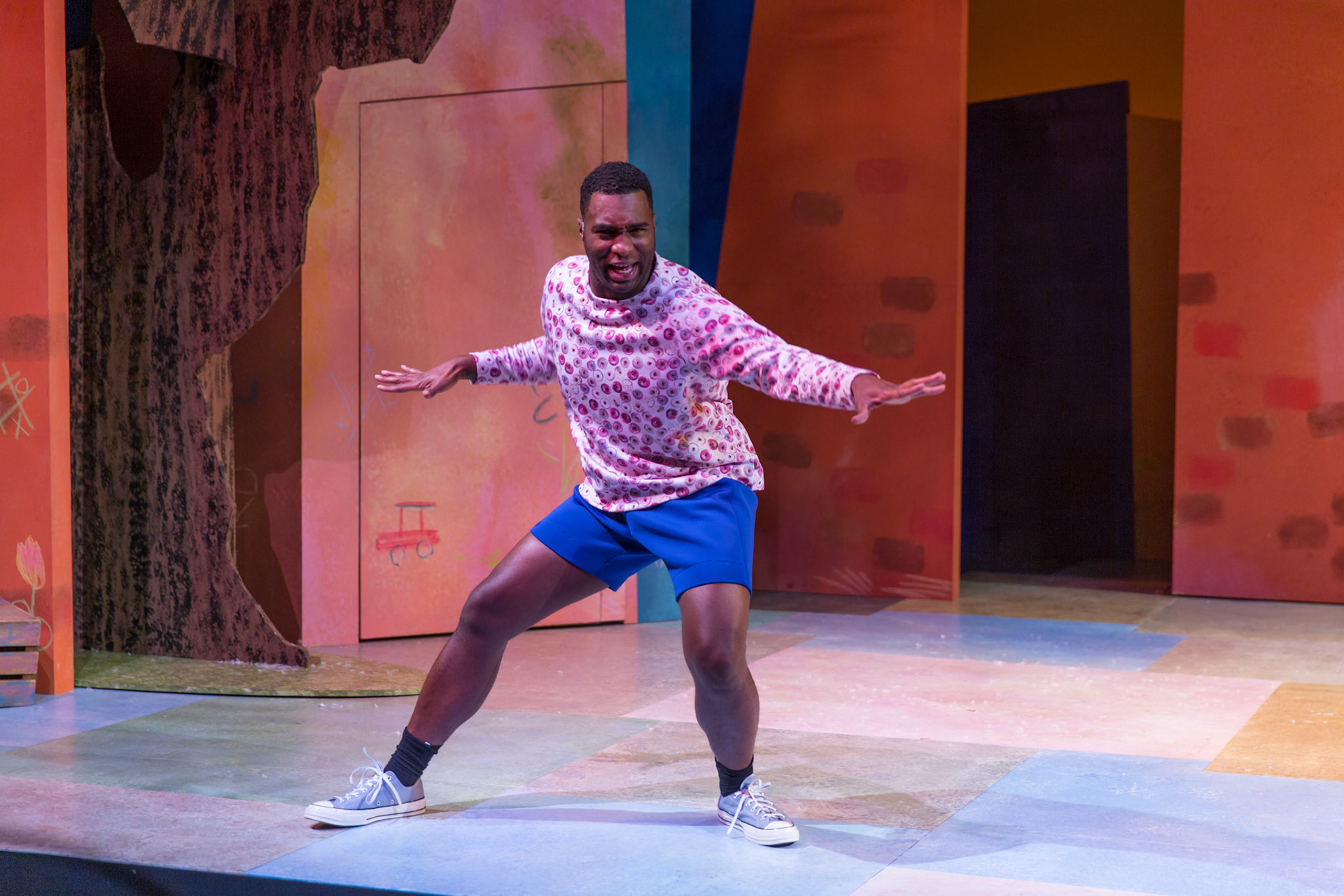 Directed by Alison Watrous, Costume Design by Kevin Copenhaver, Scenic Design by Lisa M. Orzolek, Lighting Design by Shannon McKinney, Sound Design by Jason Ducat, Image by Emily Lozow