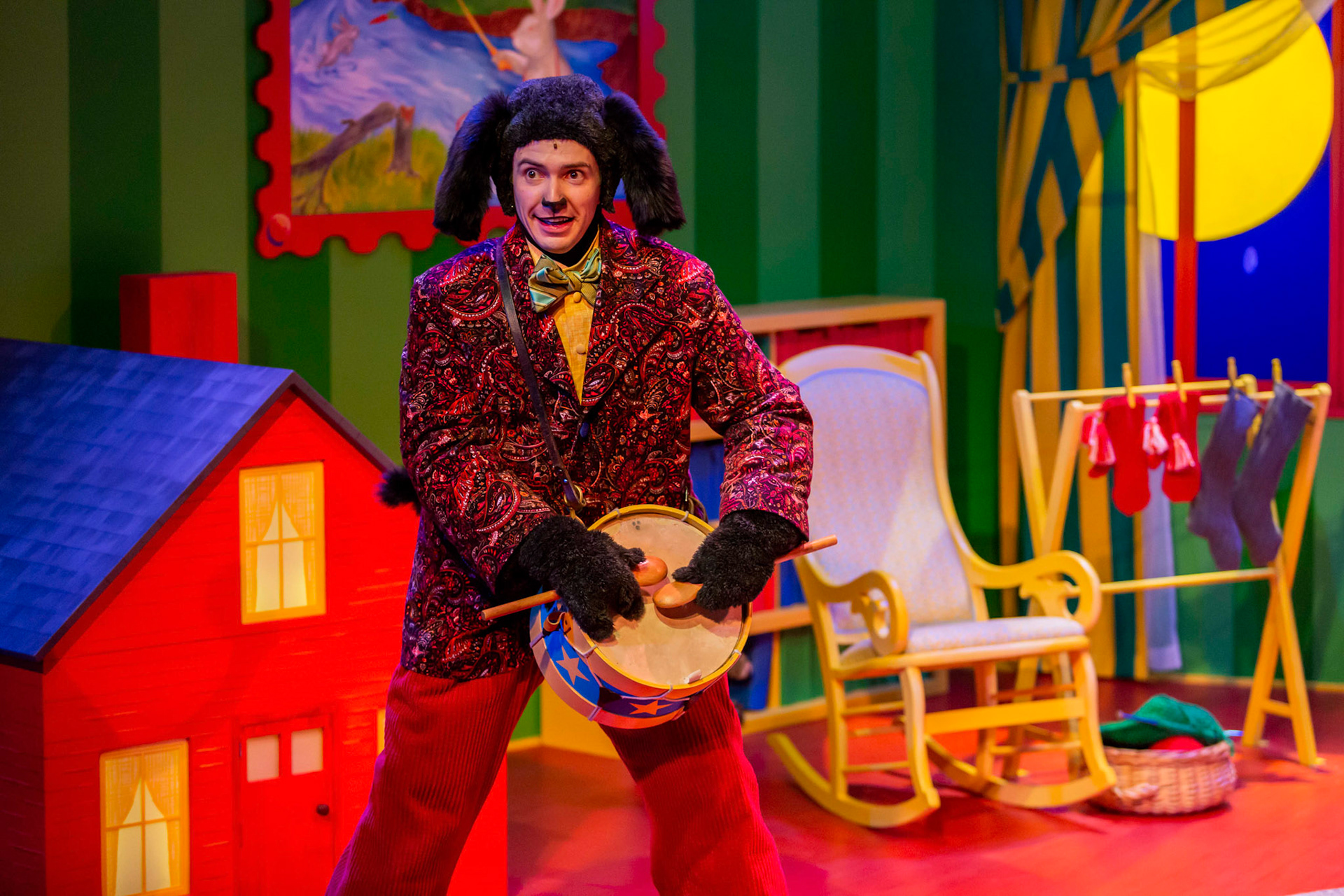 Directed by Alison Watrous, Costume Design by Kevin Copenhaver, Scenic Design by Lisa M. Orzolek, Lighting Design by Charles R. MacLeod, Sound Design by Jason Ducat, Image by Adams VisCom