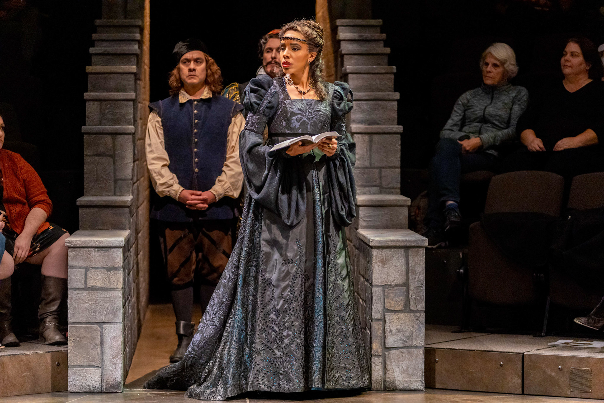 Directed by Chris Coleman, Costume Design by Kevin Copenhaver, Scenic Design by Robert Mark Morgan, Lighting Design by Charles R. MacLeod, Sound Design by Jason Ducat, Image by Adams VisCom