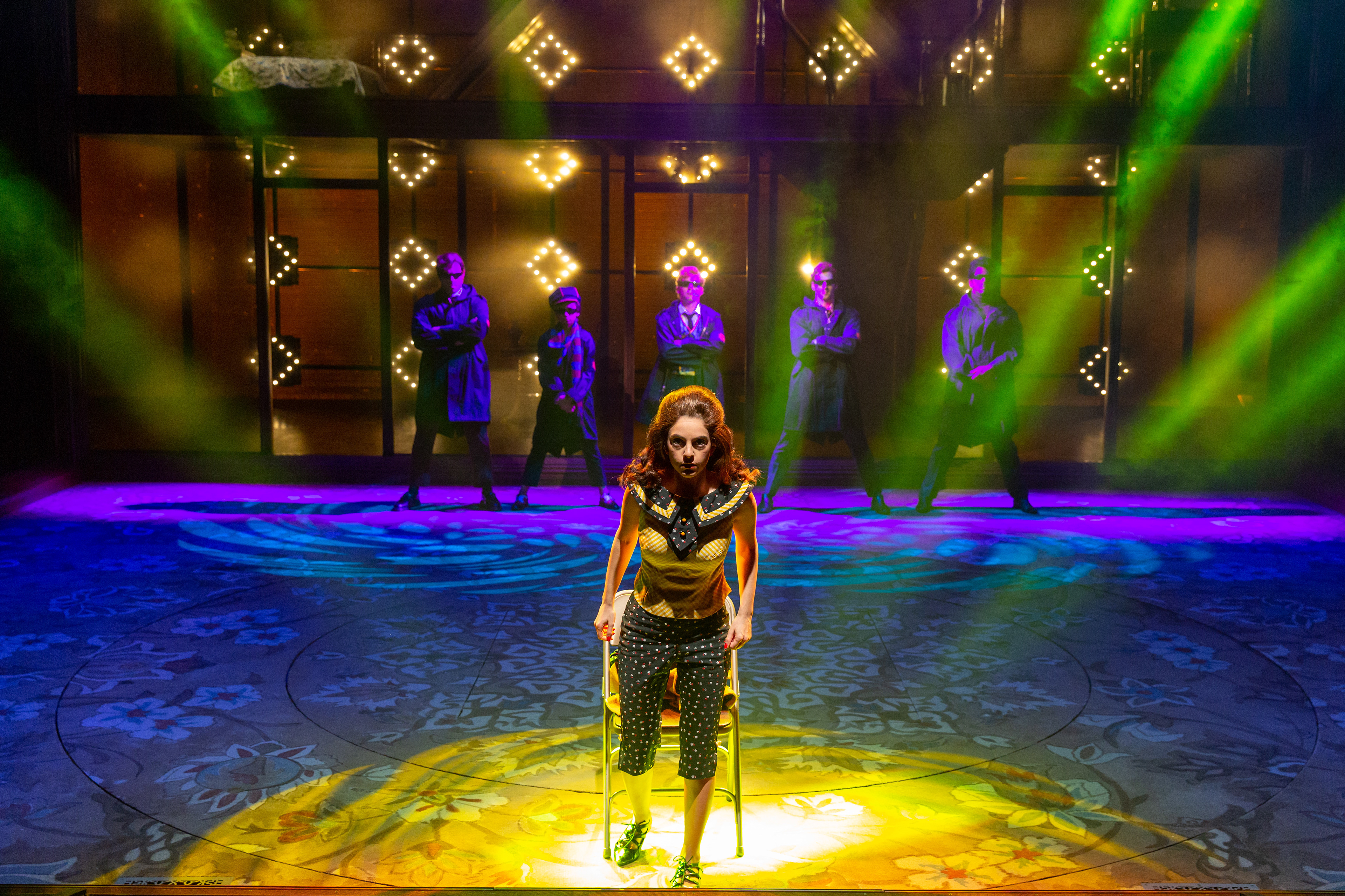 Directed by Sam Buntrock, Costume Design by Kevin Copenhaver, Scenic Design Jason Sherwood, Lighting Design by David Weiner, Sound Design by Ken Travis, Image by Adams VisCom