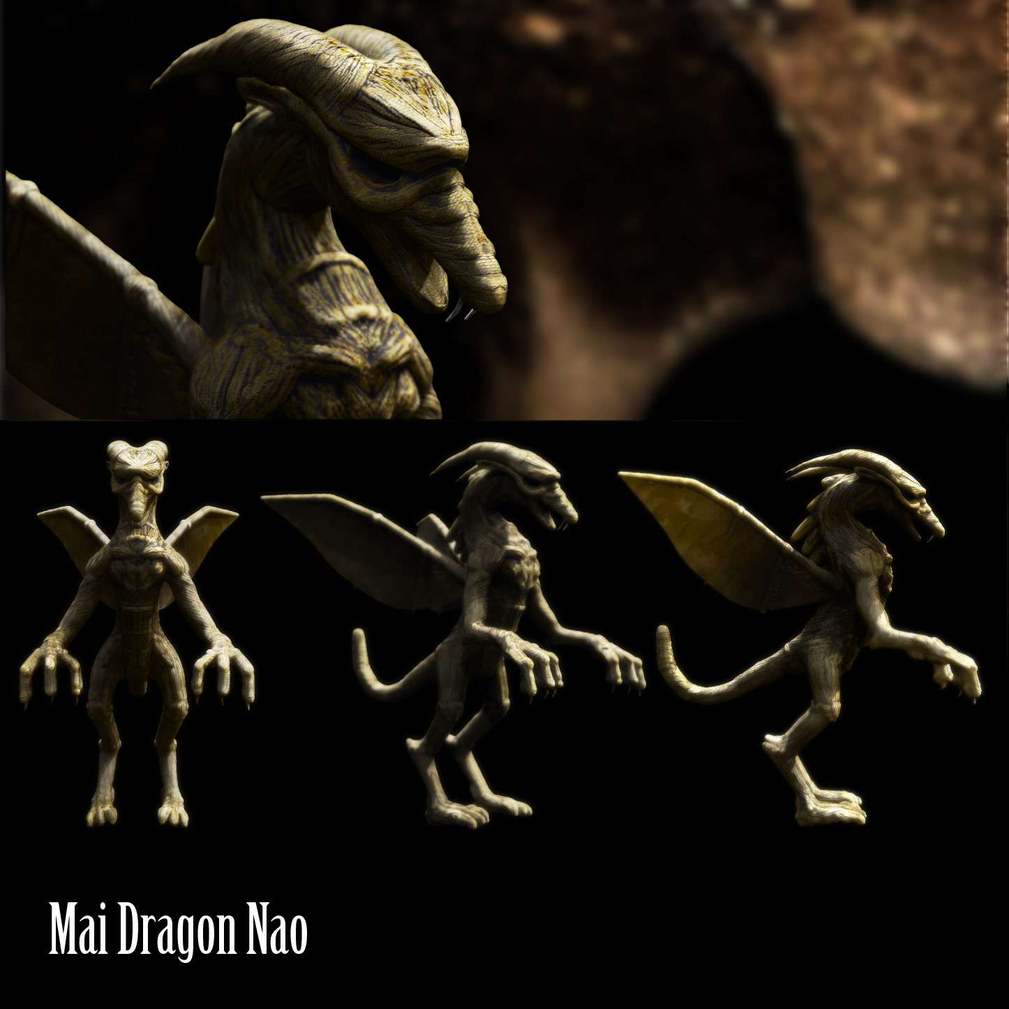 Mai Dragon Nao Character Modeling