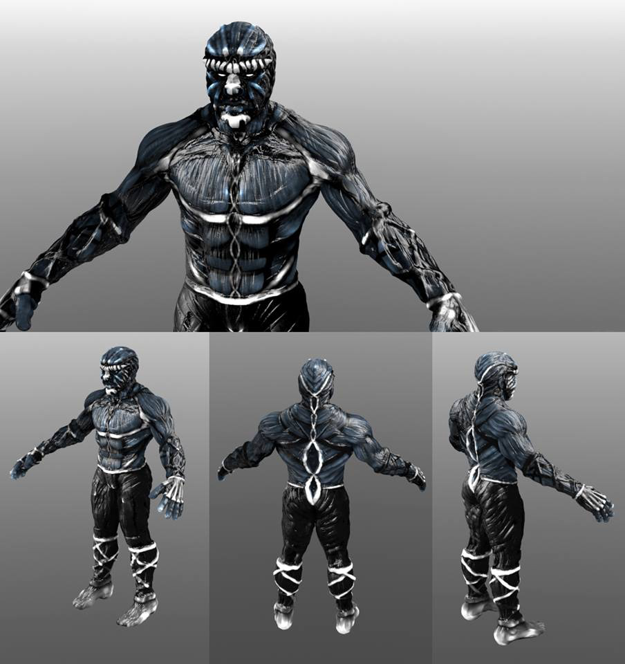 Borrowed Time Monster Character Modeling