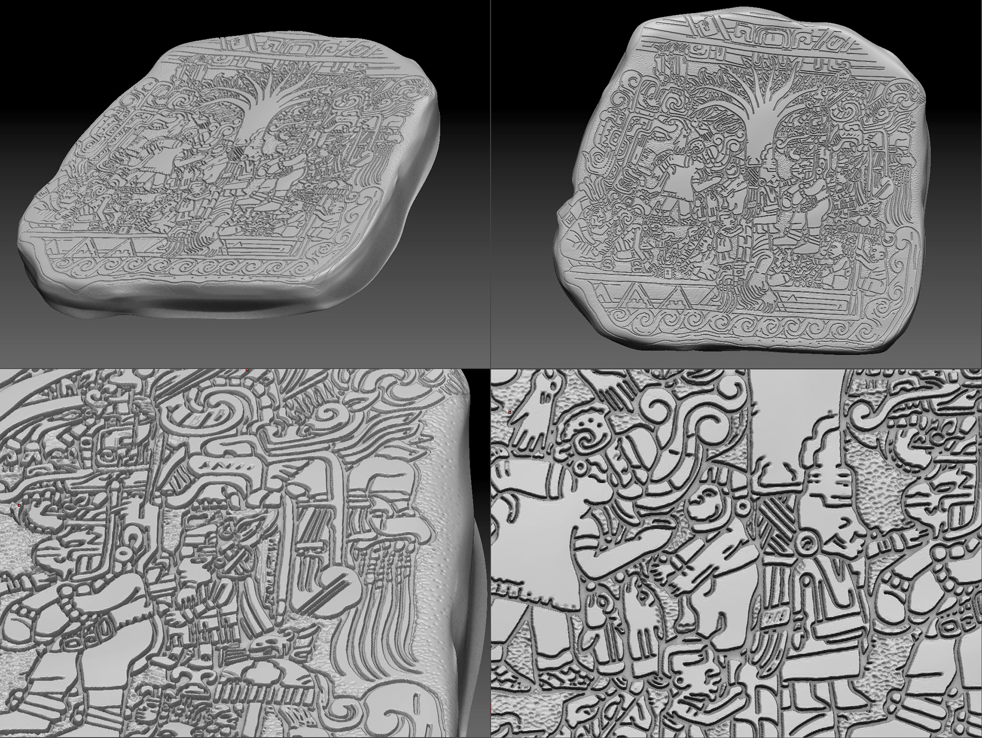 Tree of Life Tablet 3D Modeling