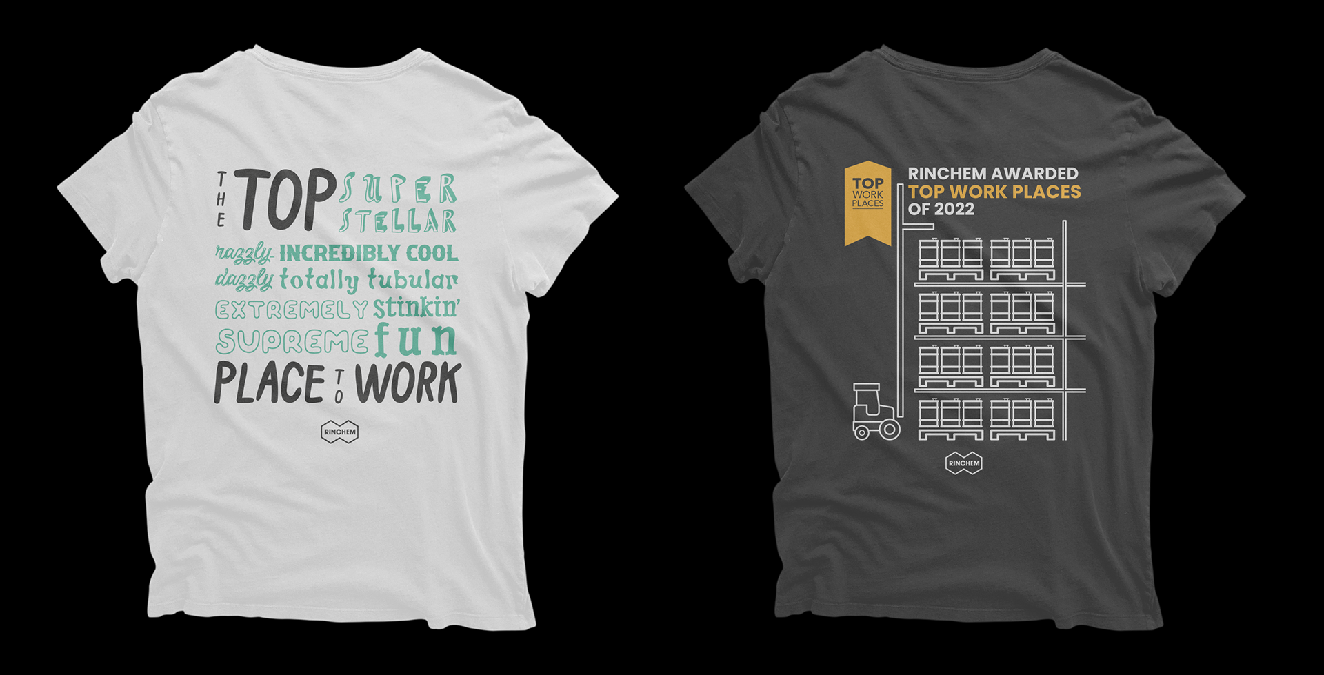 Shirts for being named "Top Work Places" 2022