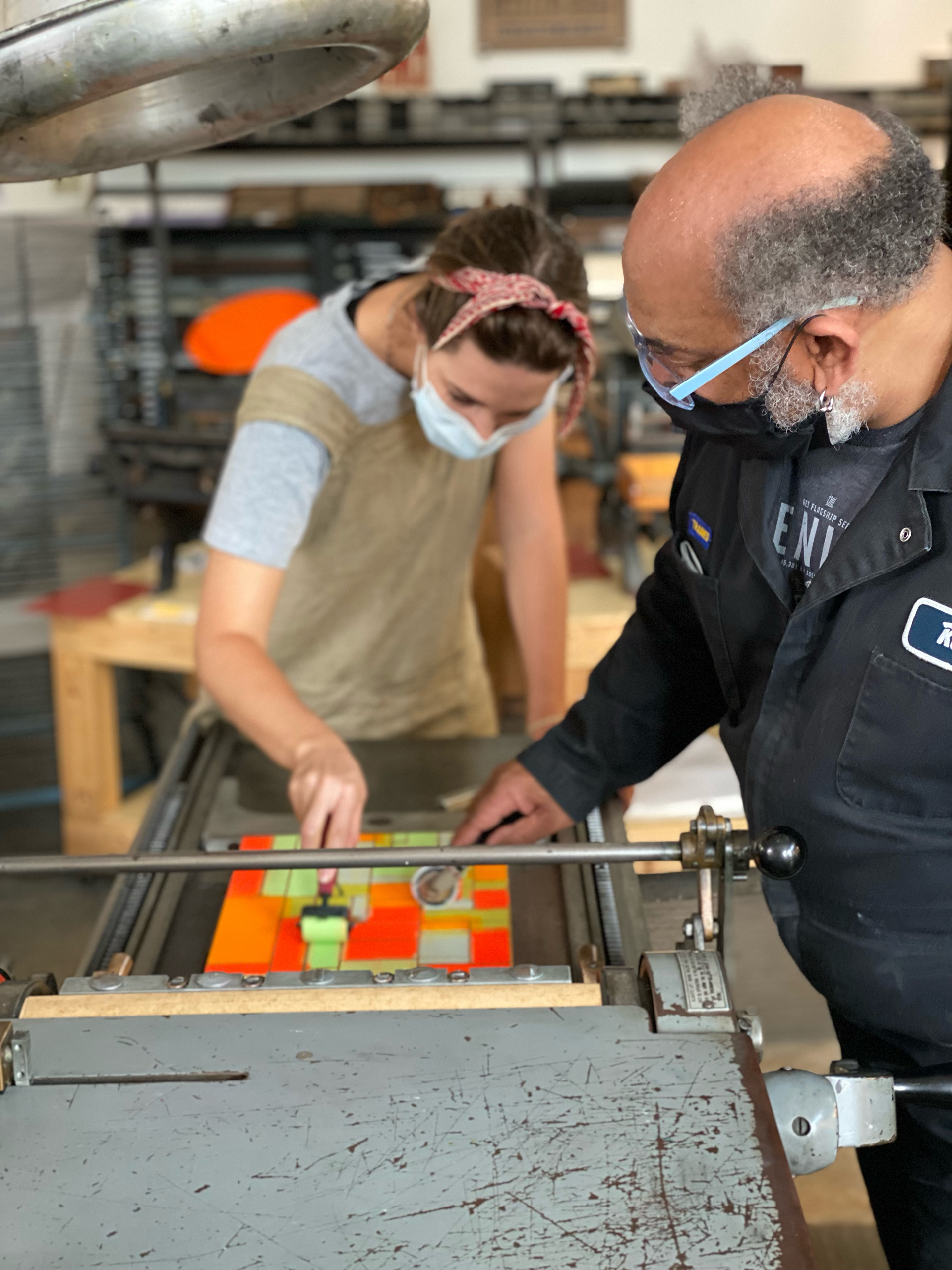 Got a bit crazy and decided to do different color sections from one block...