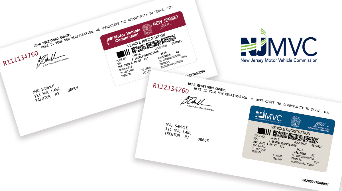 Art needed to inform the public about change in the registration cards. Most visibly noticeable is the color change from RED to BLUE.