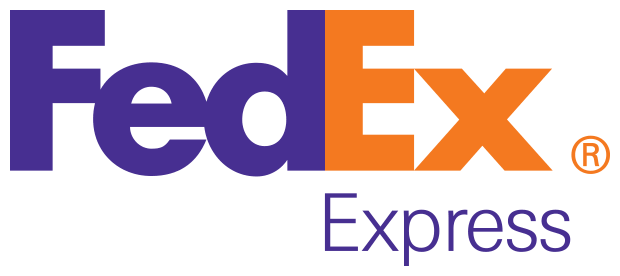 FedEx logo showing arrow shape in negative space
