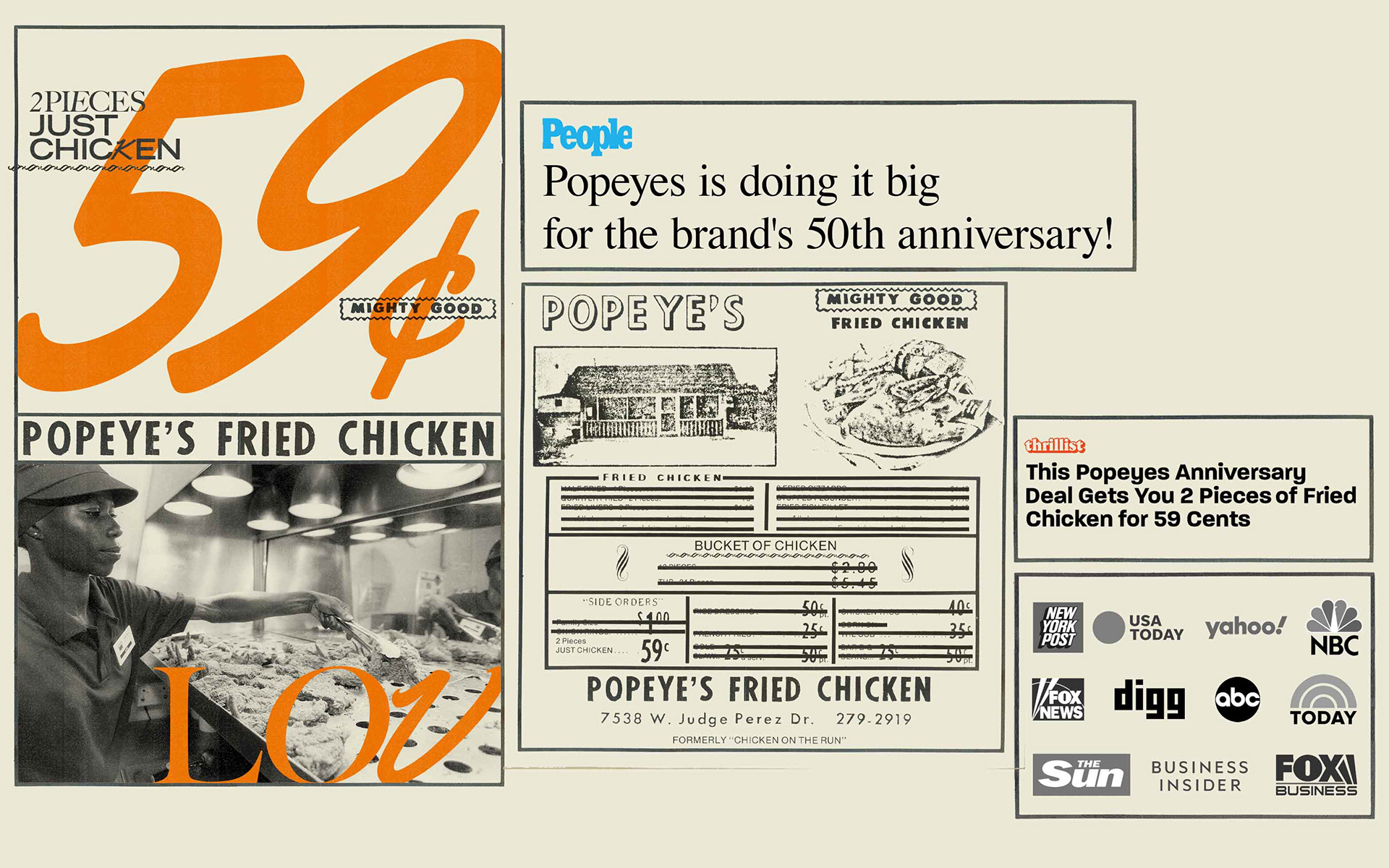 Popeyes Is Selling Chicken for 59 Cents for 50th Anniversary