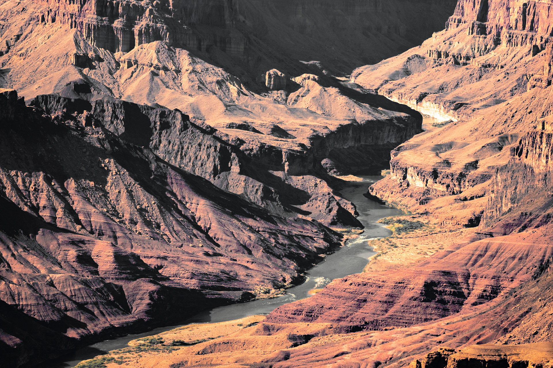 The river is still working for Time to deepen the canyon