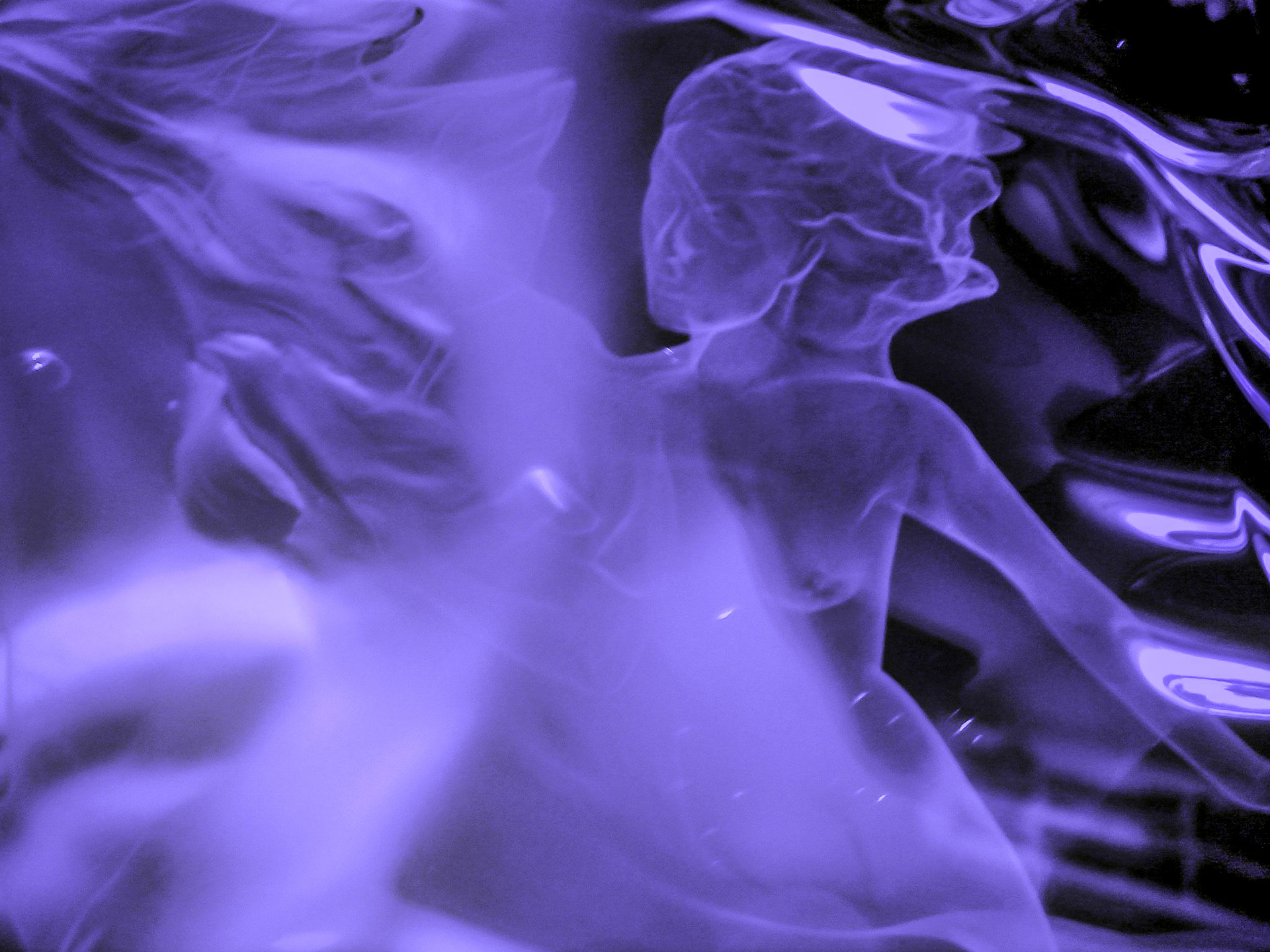 Purple Dream (Glass Sculpture, East Lansing, MI)