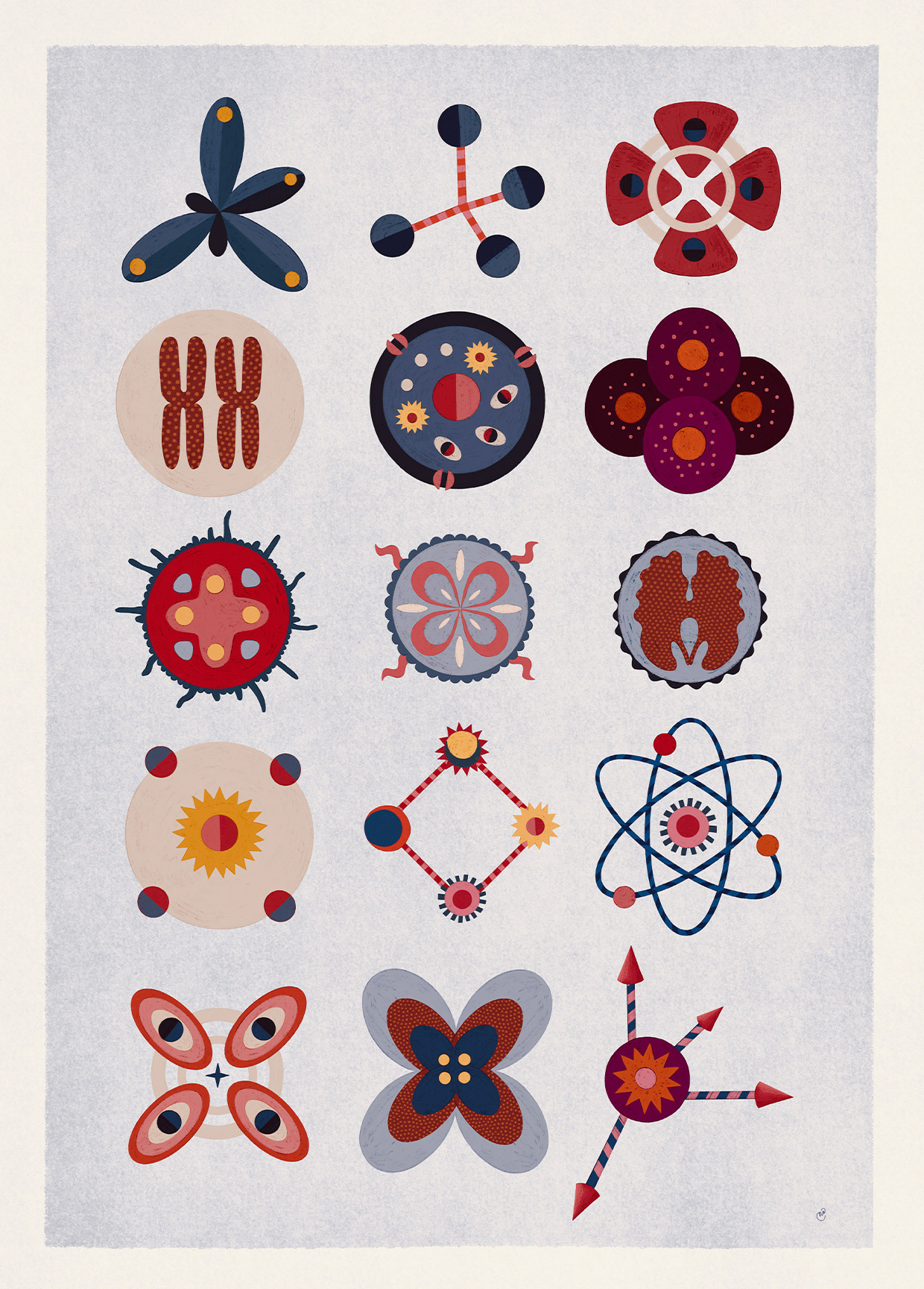 The history of four: from four atoms in a molecule, to four cells, four seasons, galactic constellations in the universe, and finally to four dimensions. Yet I wonder, in terms of scale, should it appear at the beginning or the end, as an opening or a closing buckle?
