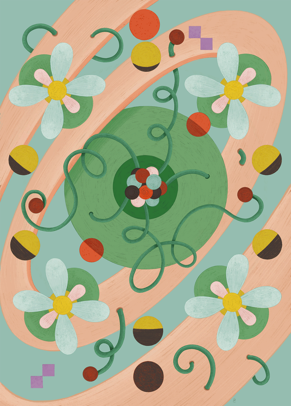 Music is math. Everything, including music, is based on repetitive patterns, perfect or less so, on structure and rhythm that give the world a mathematical order. They provide us with a sense of calm and the feeling that everything is in its place