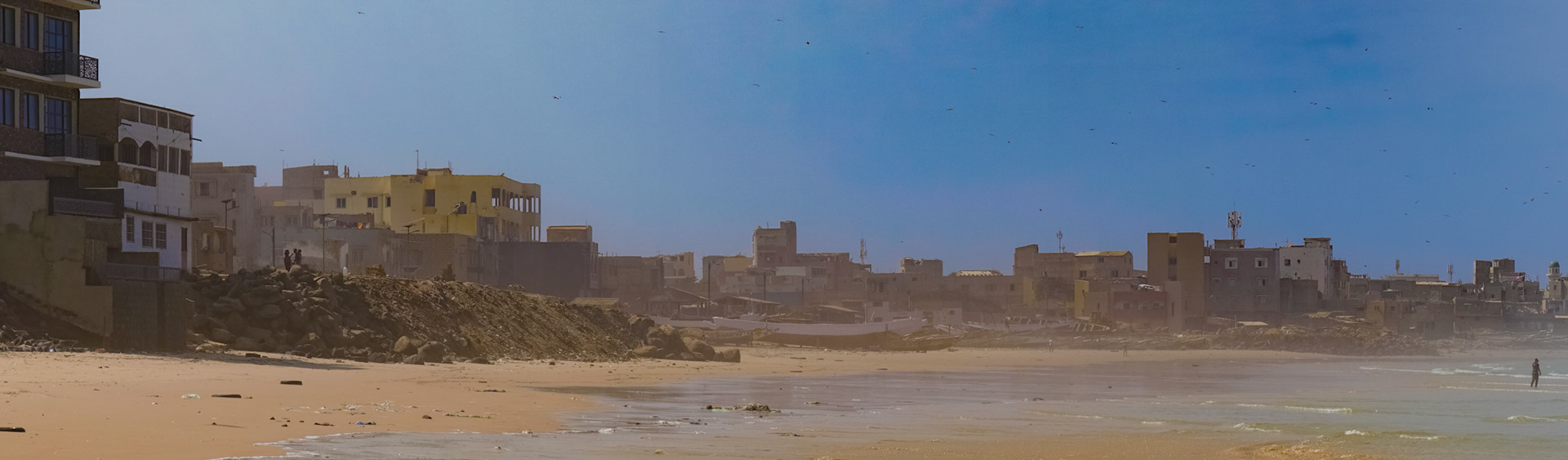 Beach panorama from Senegal, Dakar