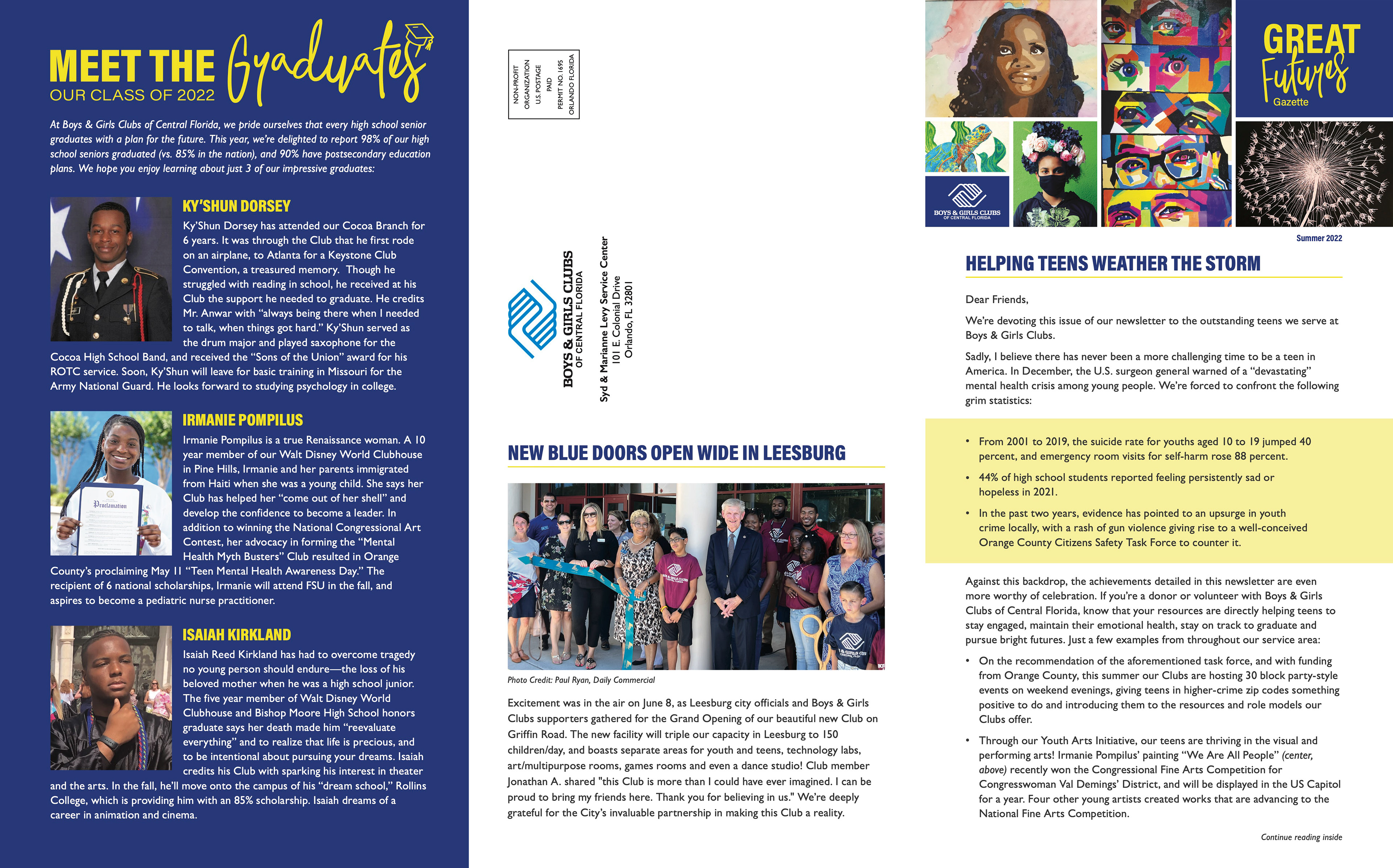 Print Newsletter Trifold (outside)